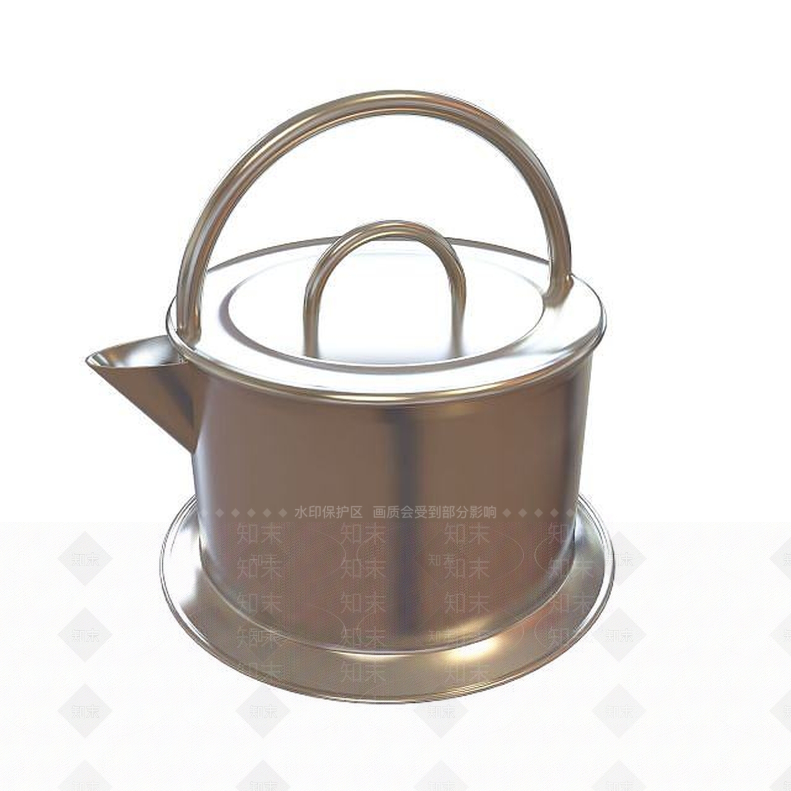 现代锅3D模型下载【ID:1195263232】