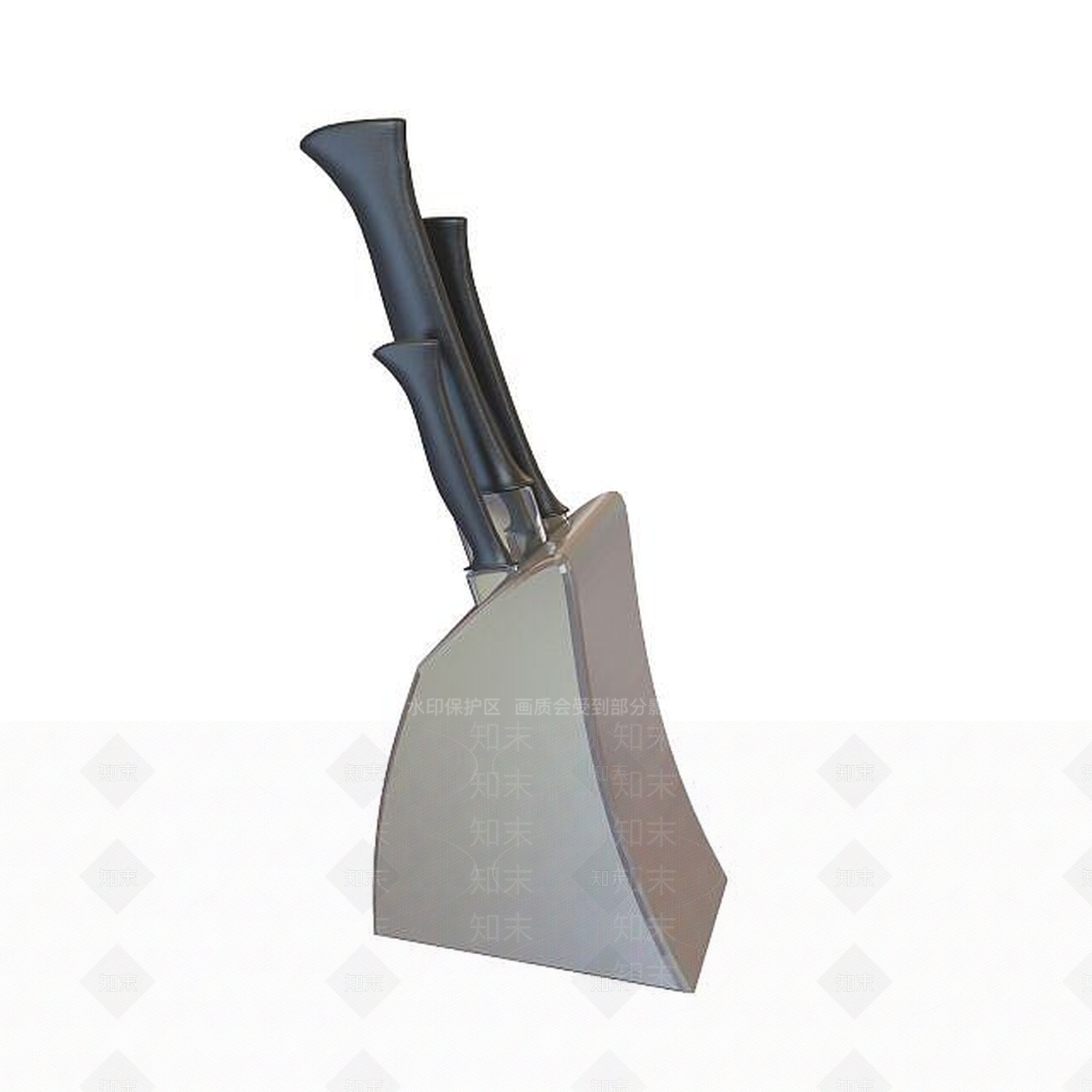现代厨房用具菜刀3D模型下载【ID:1195263285】