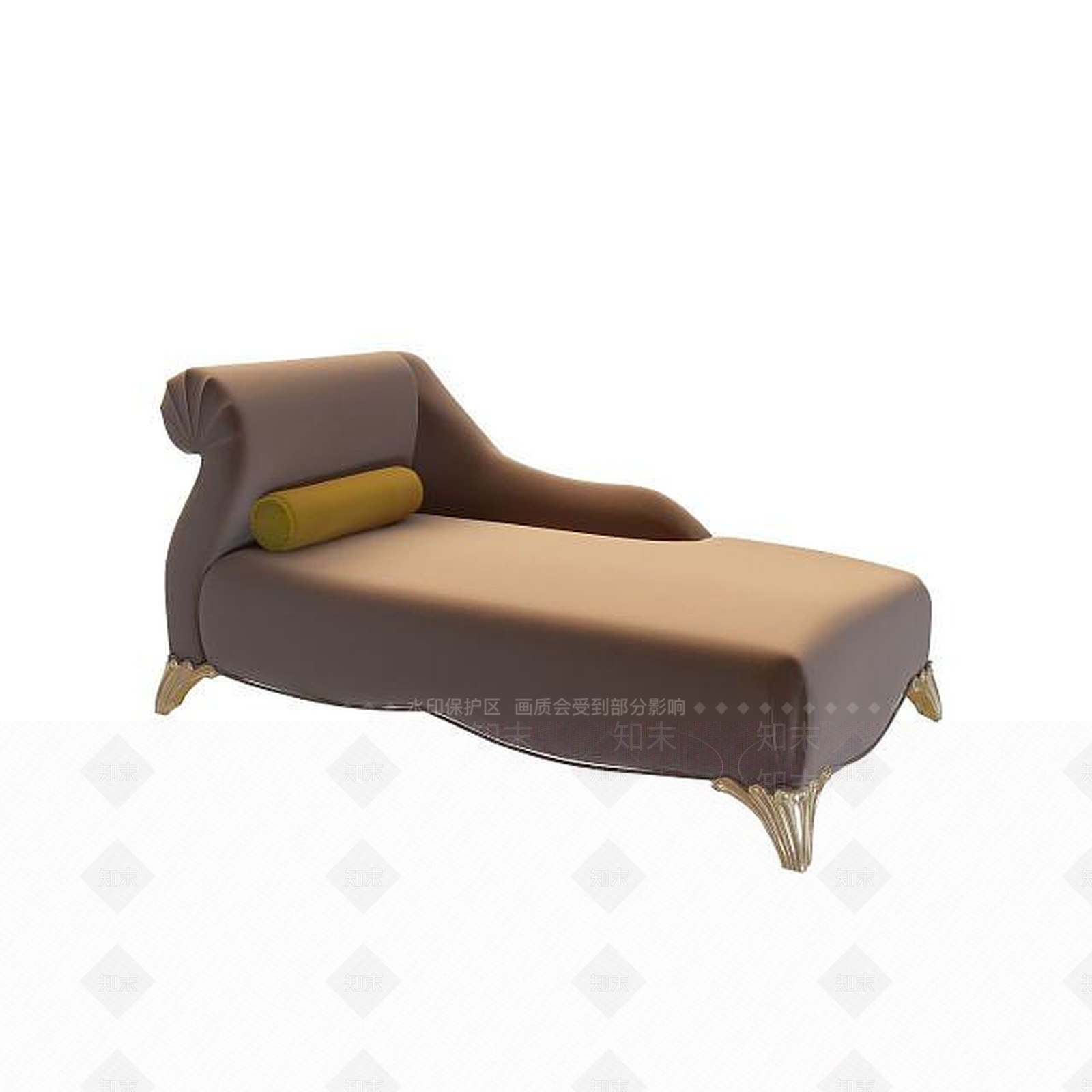 现代贵妃塌3D模型下载【ID:1195264830】