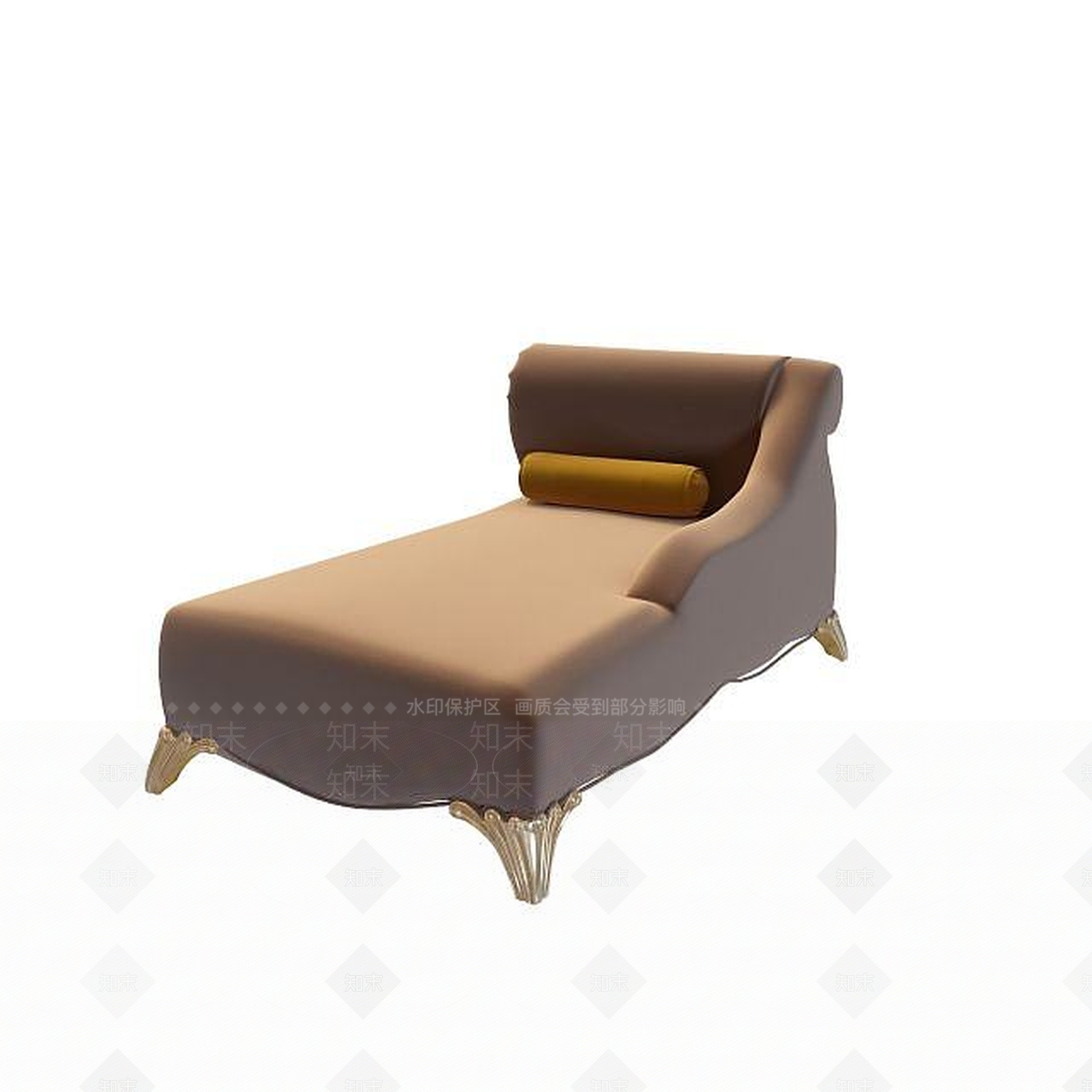 现代贵妃塌3D模型下载【ID:1195264830】
