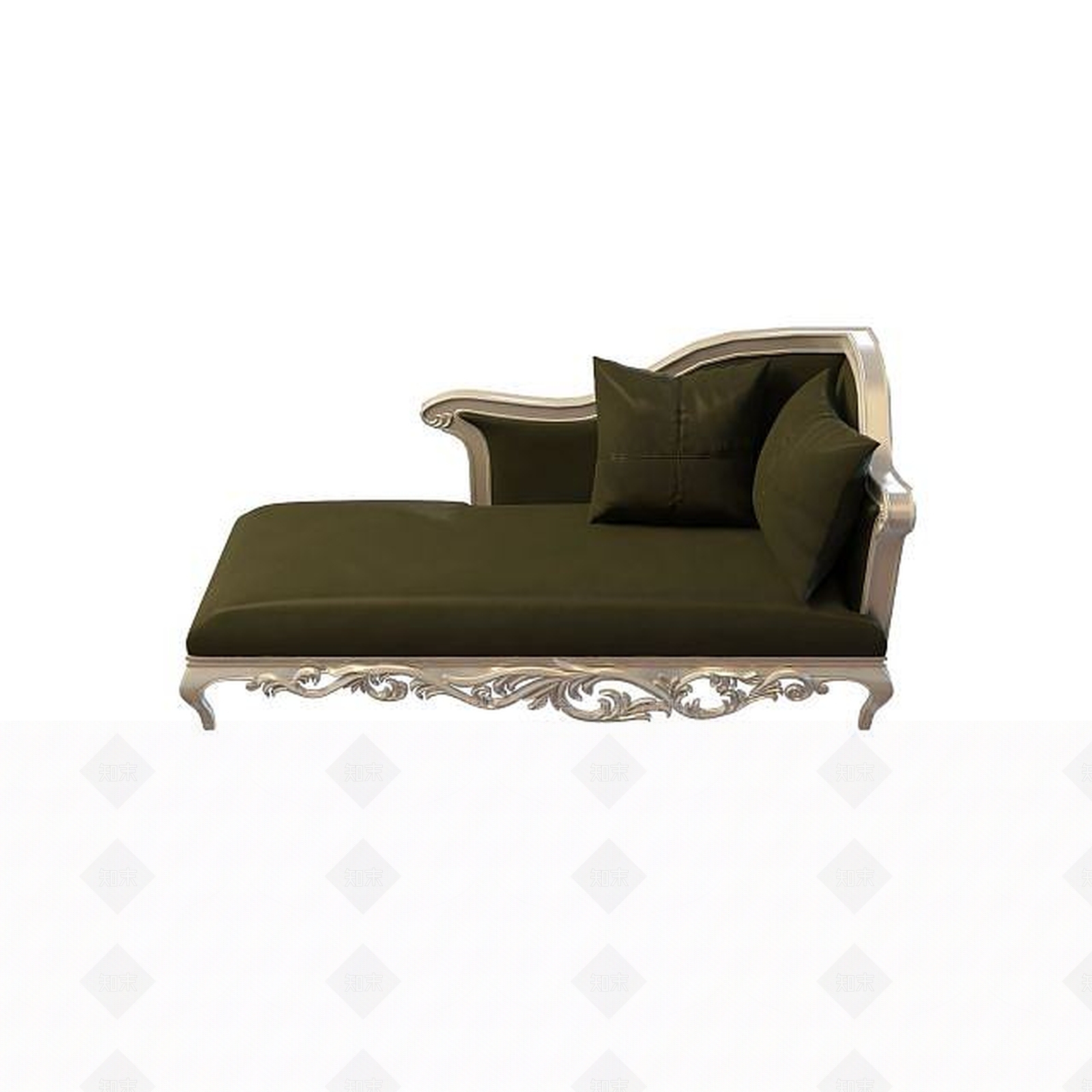 现代贵妃塌3D模型下载【ID:1195265195】