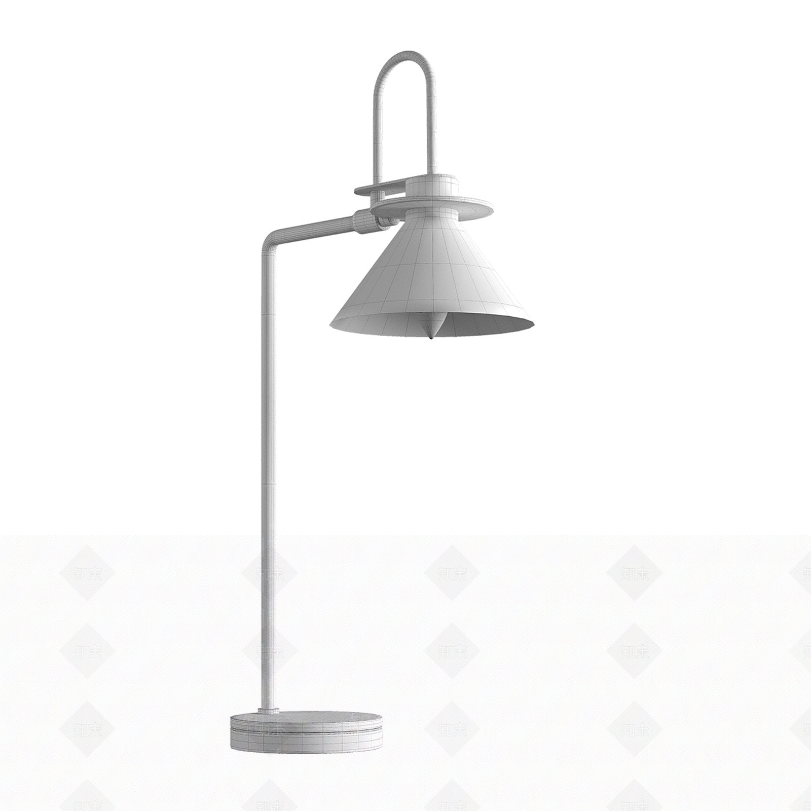 轻奢极简台灯3D模型下载【ID:1195265434】