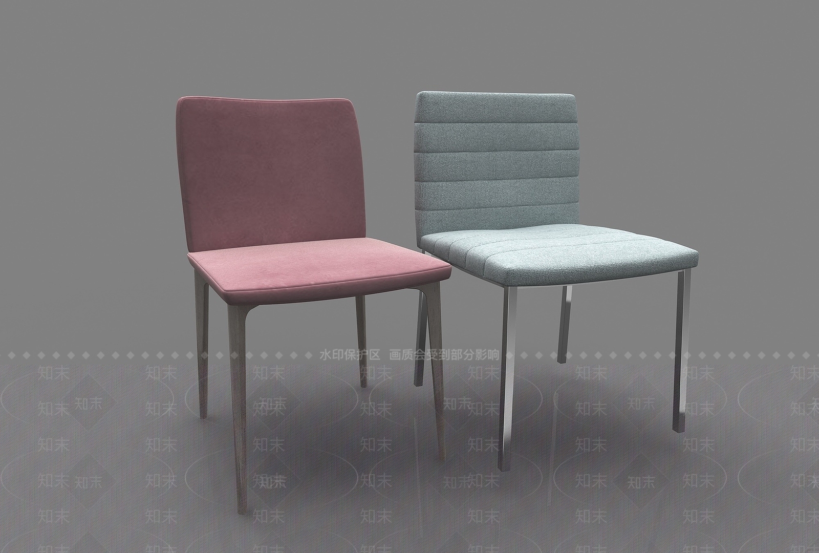 现代风格椅子3D模型下载【ID:1195266128】