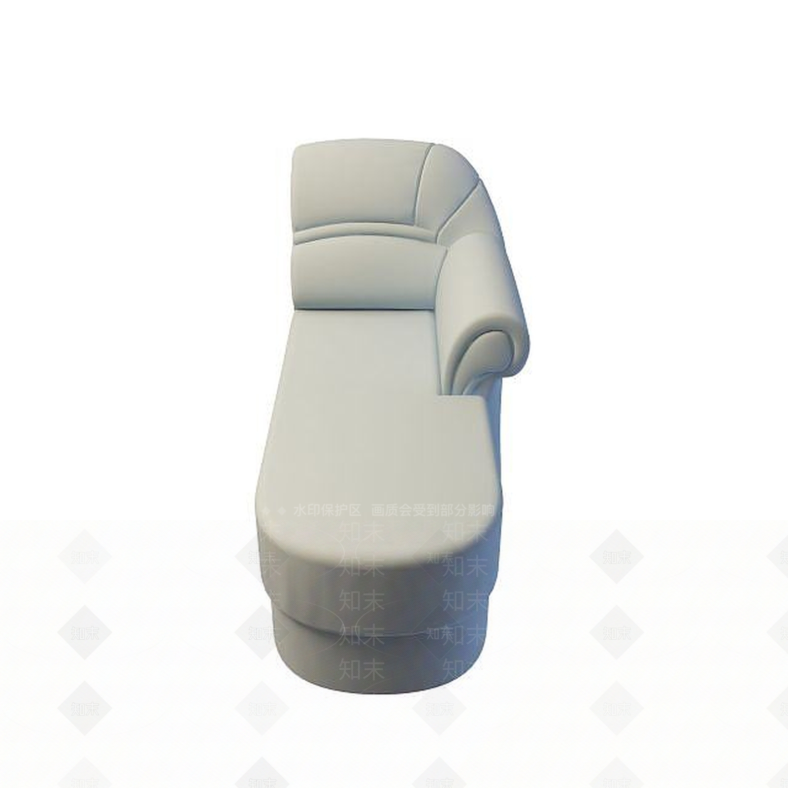 现代贵妃塌3D模型下载【ID:1195266343】