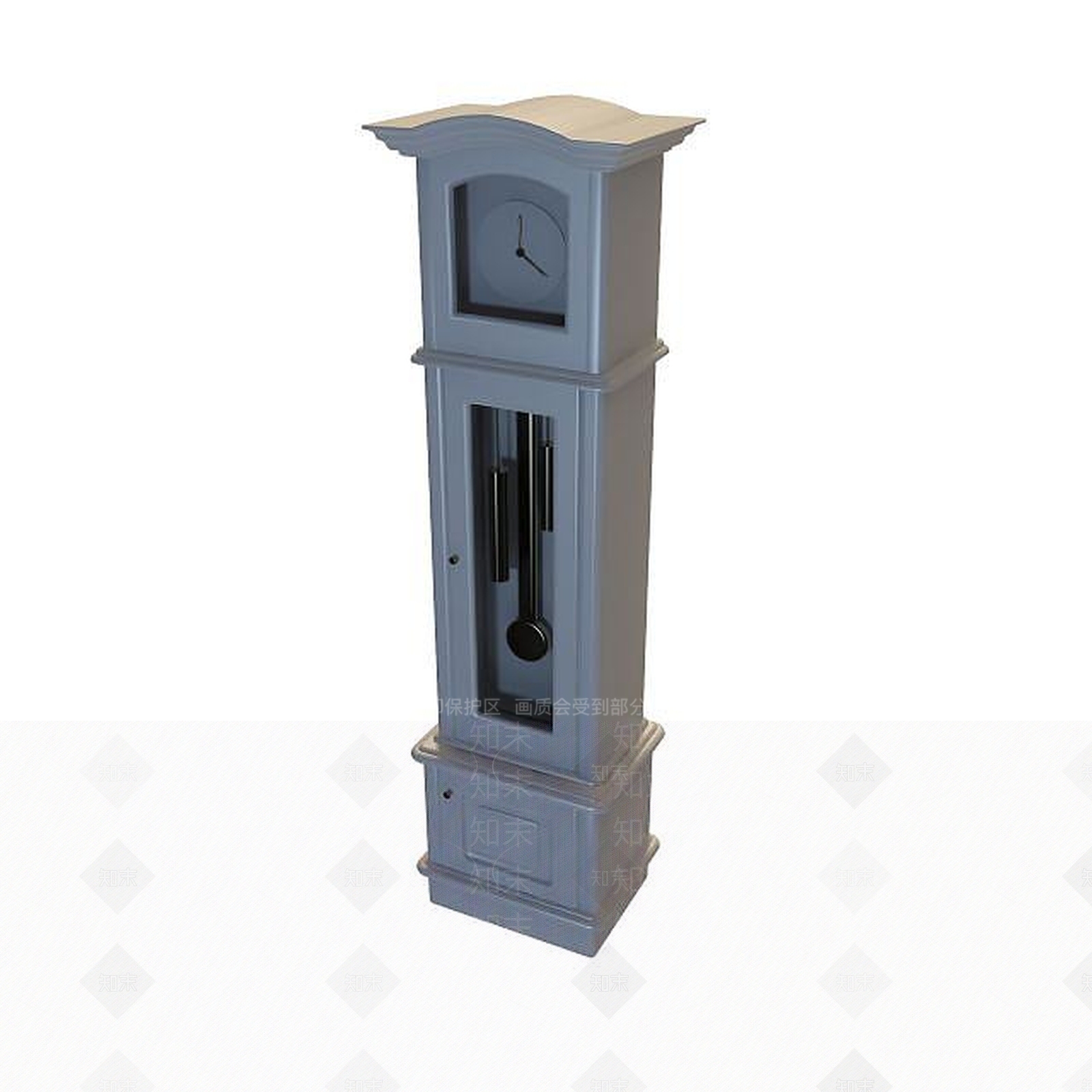 现代钟表3D模型下载【ID:1195266505】
