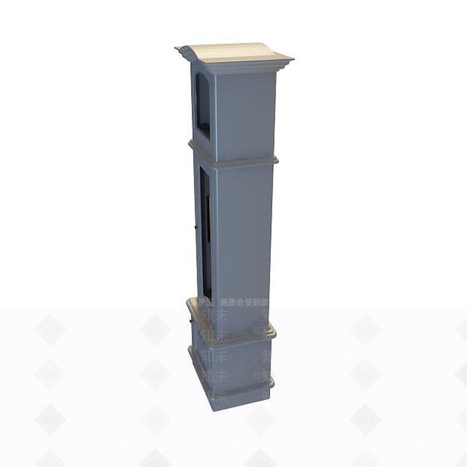 现代钟表3D模型下载【ID:1195266505】