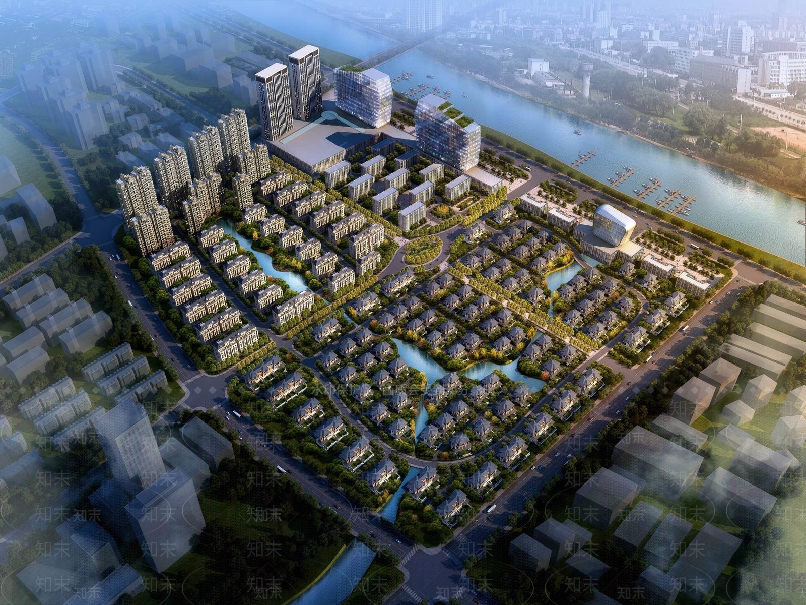 现代商场外观3D模型下载【ID:1195268008】