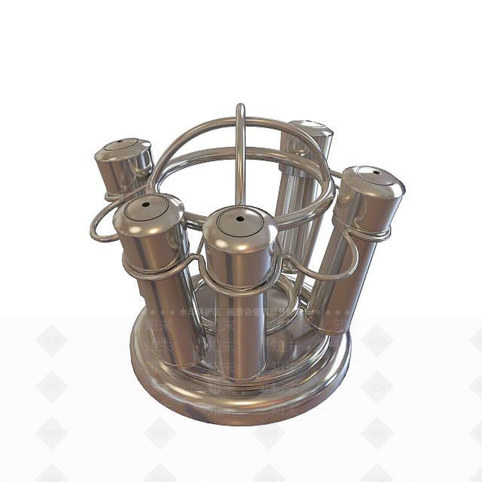 现代调味品3D模型下载【ID:1195268344】