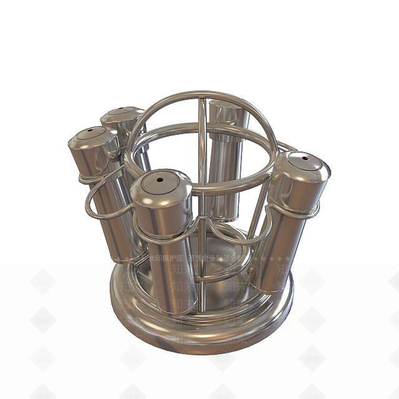 现代调味品3D模型下载【ID:1195268344】