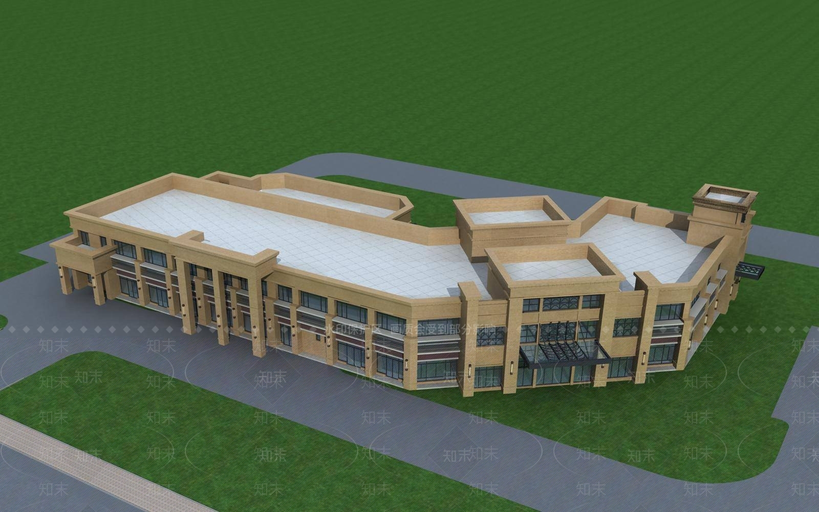 欧式其他商业建筑3D模型下载【ID:1195269513】