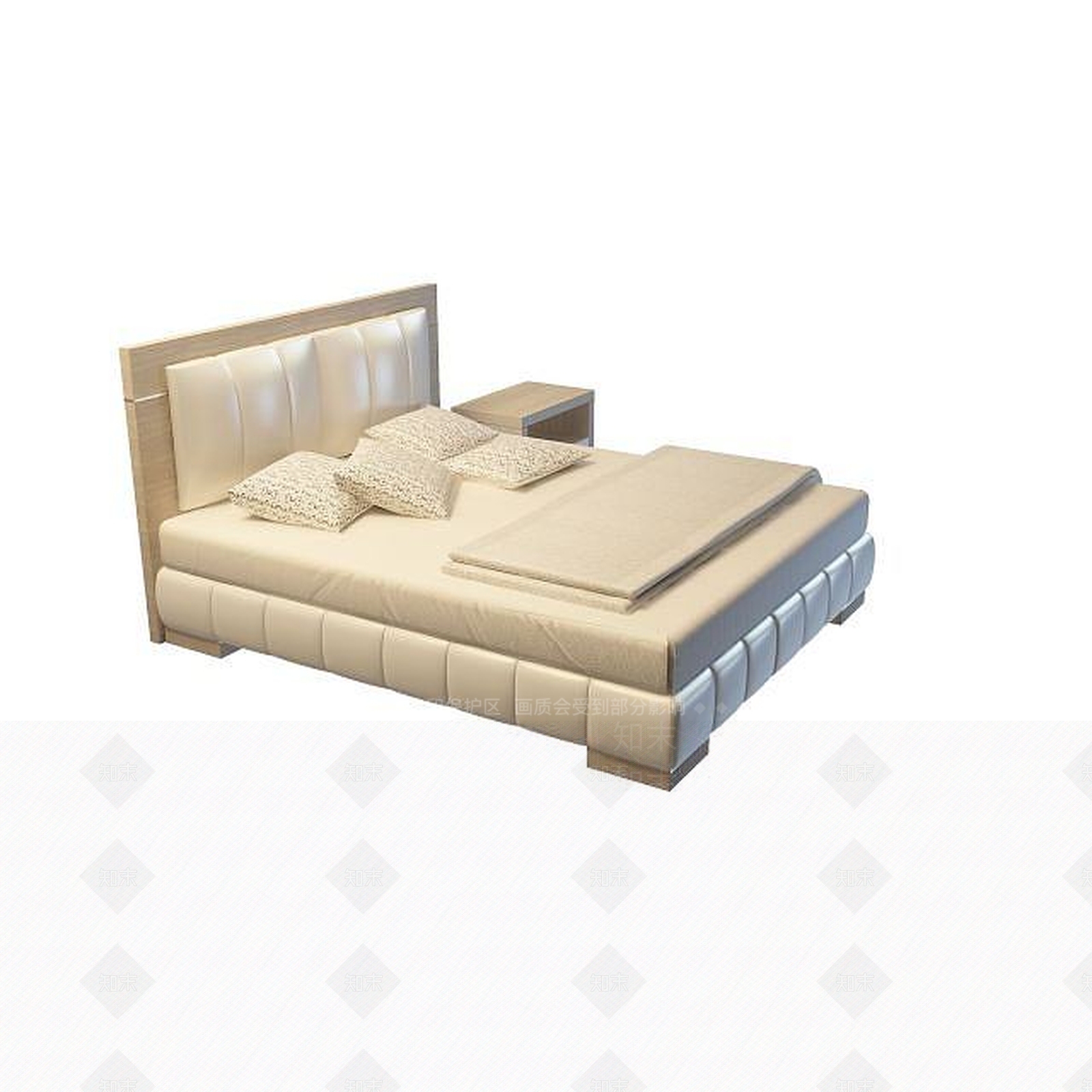 现代学生床3D模型下载【ID:1195270010】