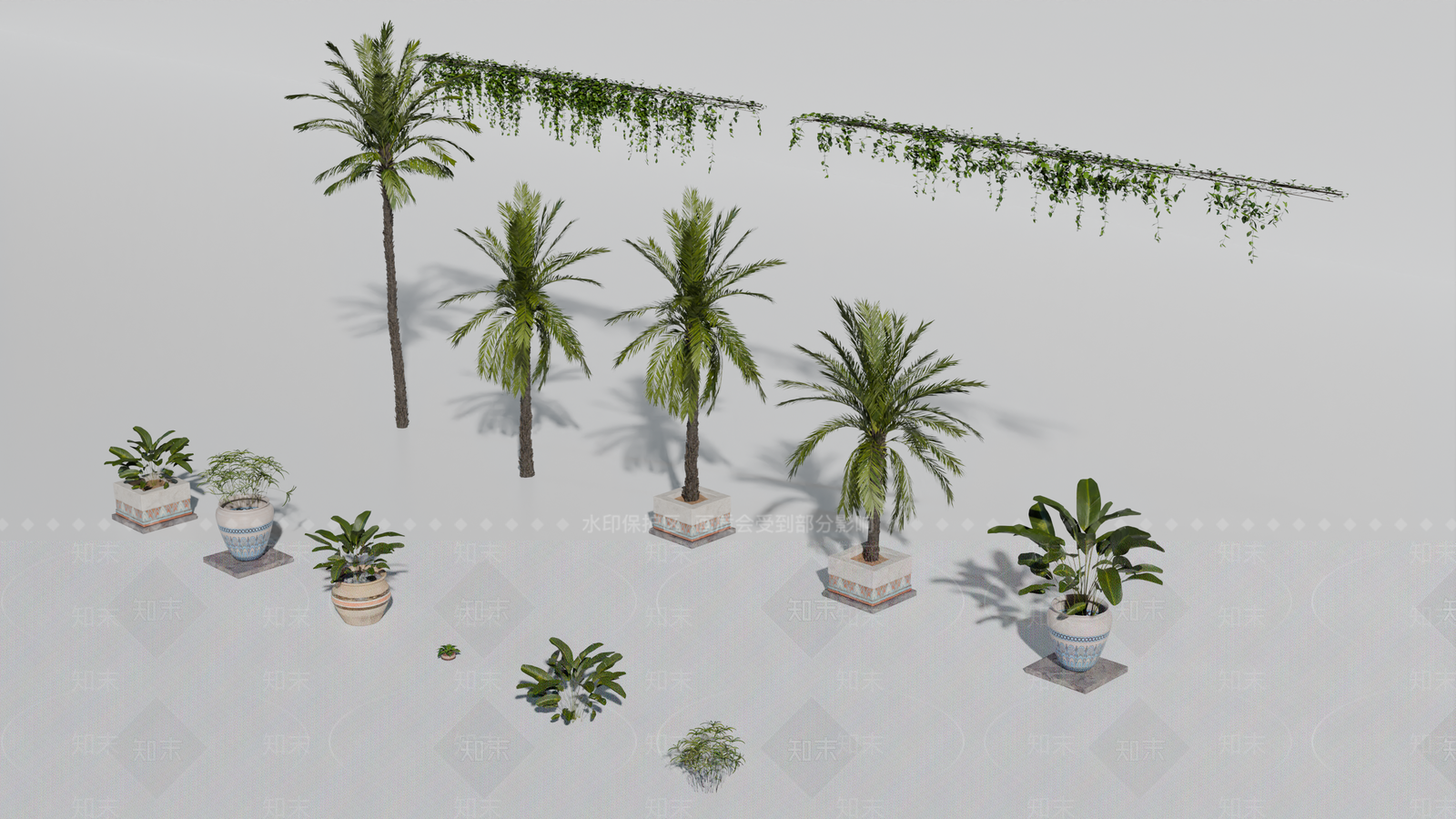 植物组合SU模型下载【ID:1195273026】