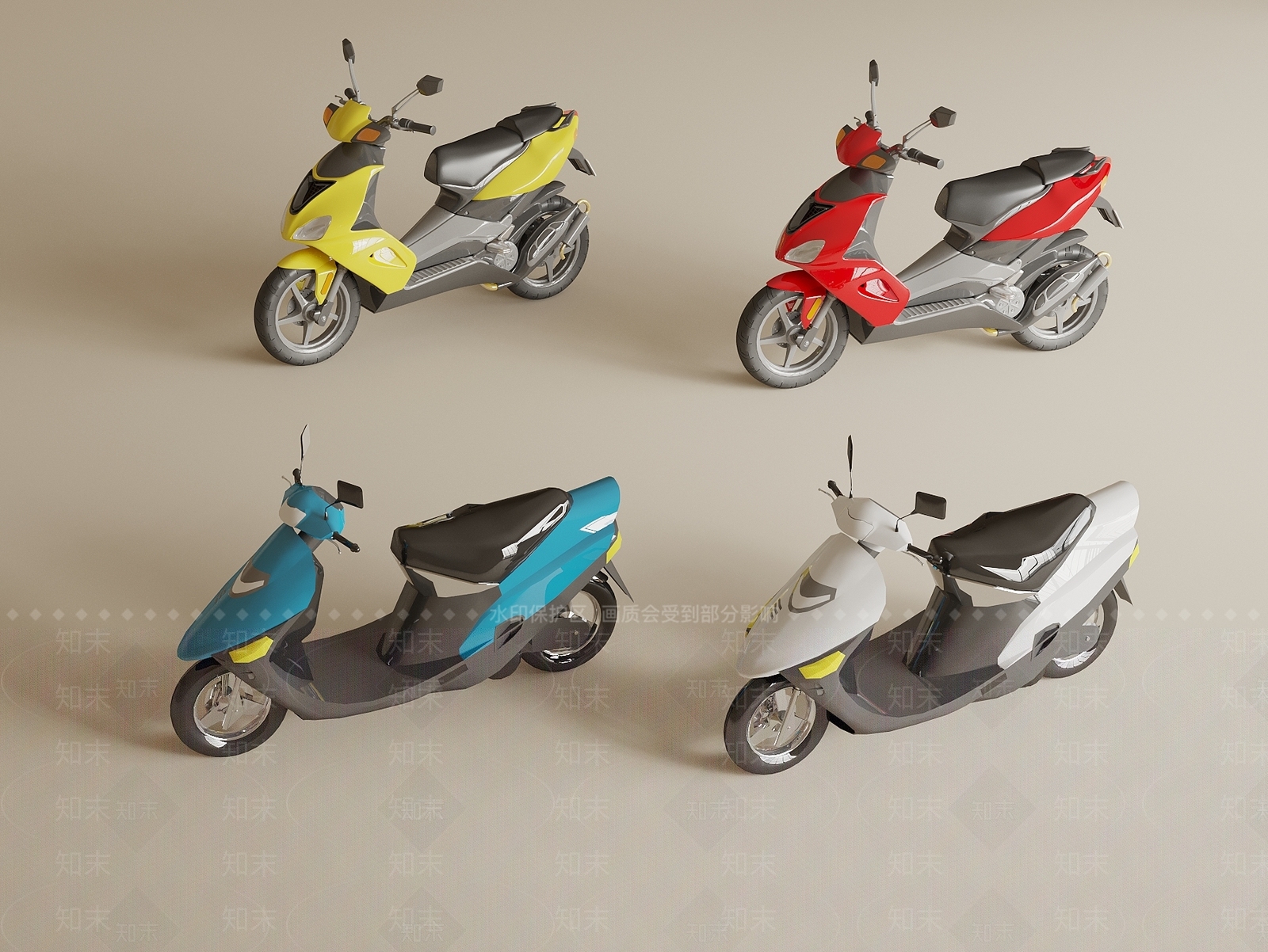 摩托车3D模型下载【ID:1195272911】