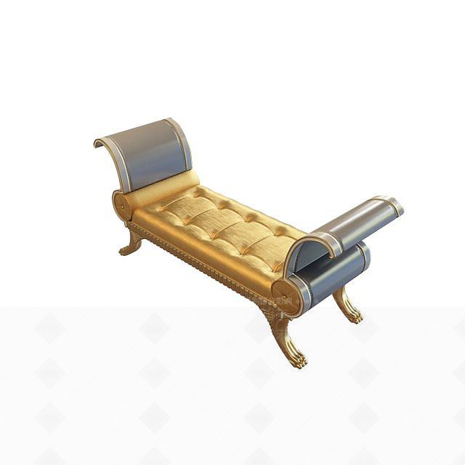 现代贵妃塌3D模型下载【ID:1195273563】