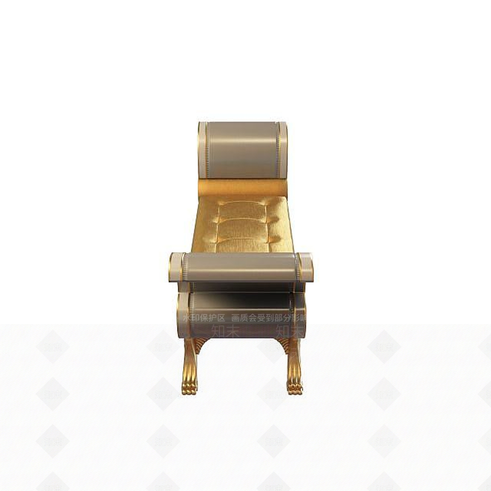 现代贵妃塌3D模型下载【ID:1195273563】