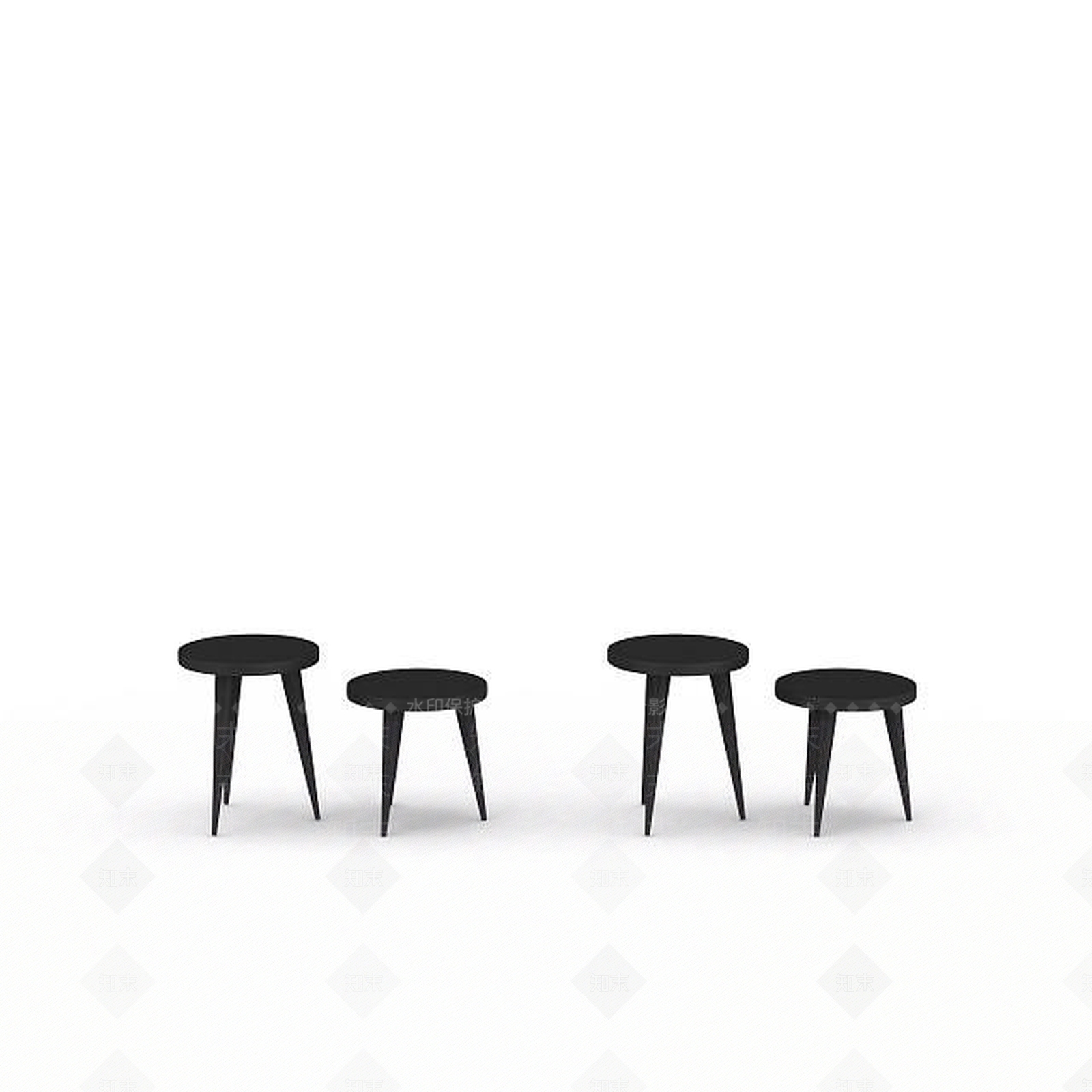 现代其他凳子3D模型下载【ID:1198920478】