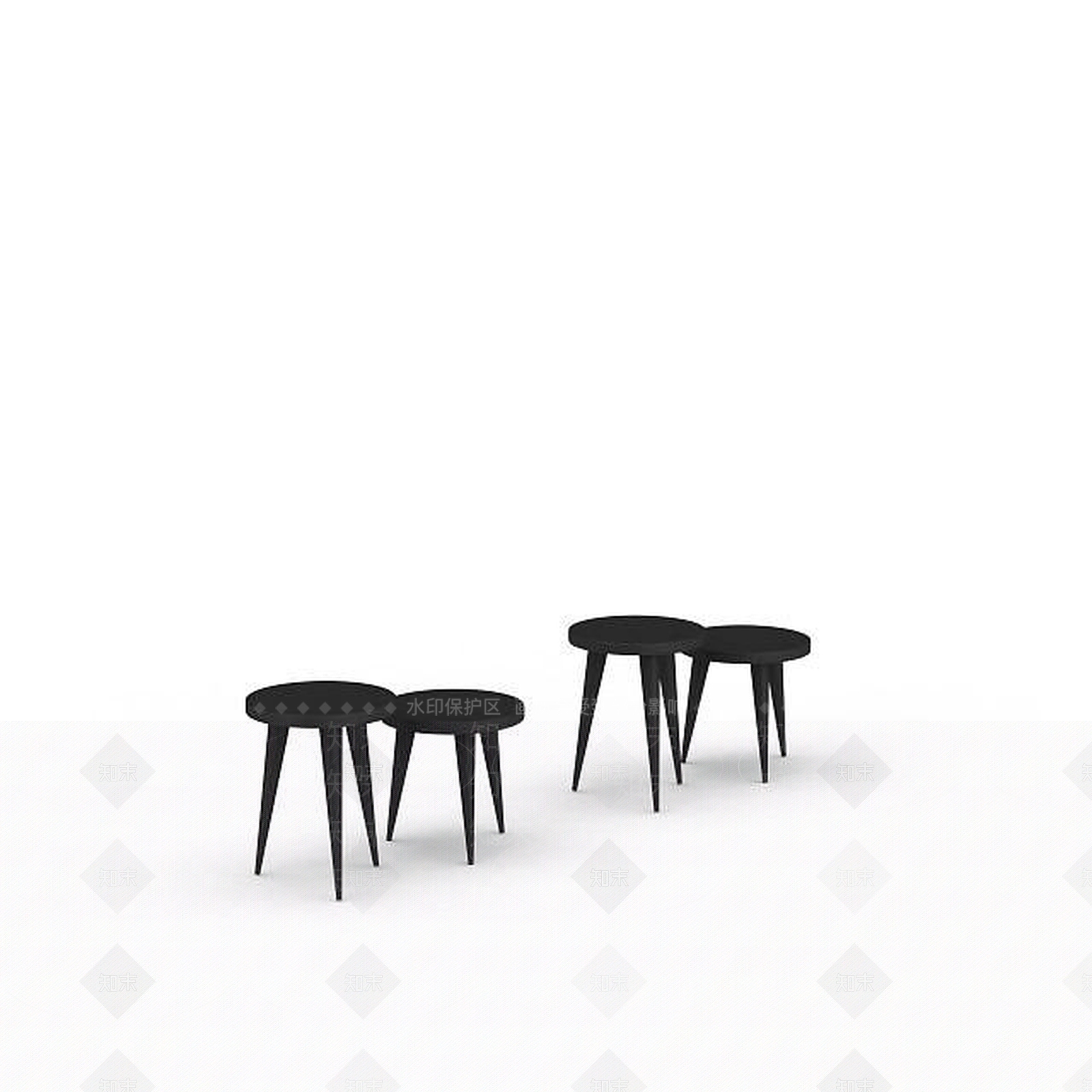 现代其他凳子3D模型下载【ID:1198920478】