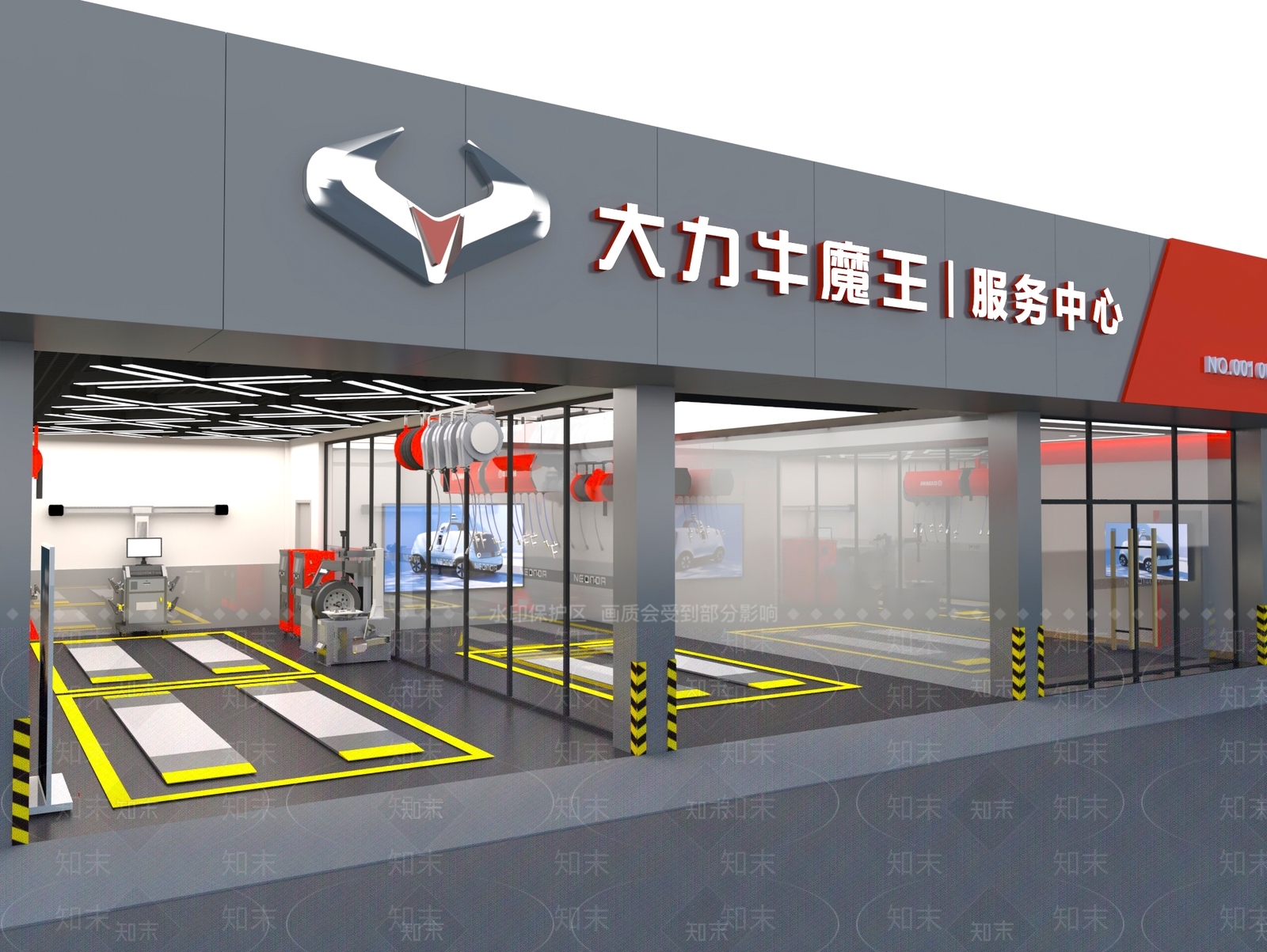 现代汽车4S店SU模型下载【ID:1195278767】