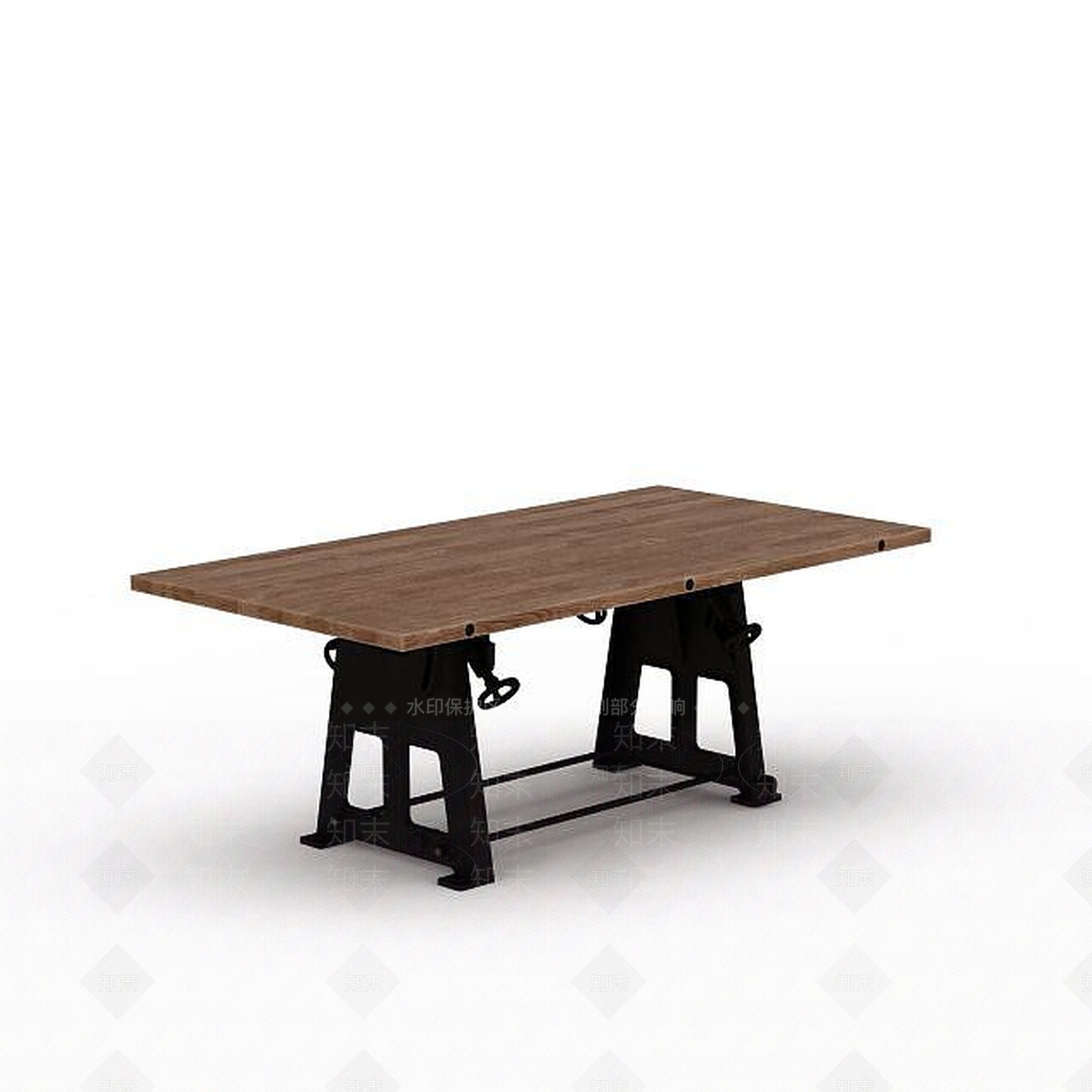 现代书桌椅3D模型下载【ID:1195278614】