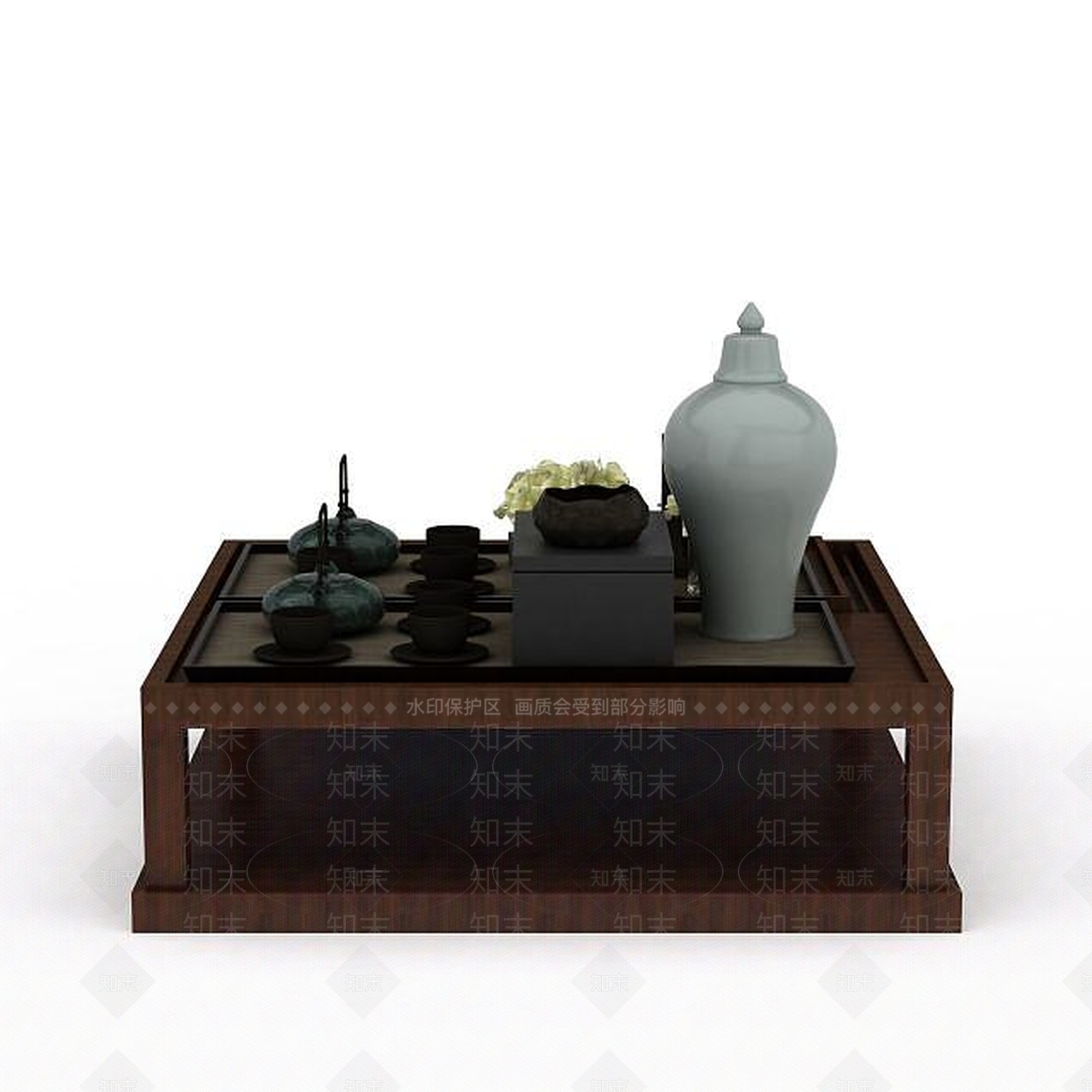 现代书桌椅3D模型下载【ID:1195279896】