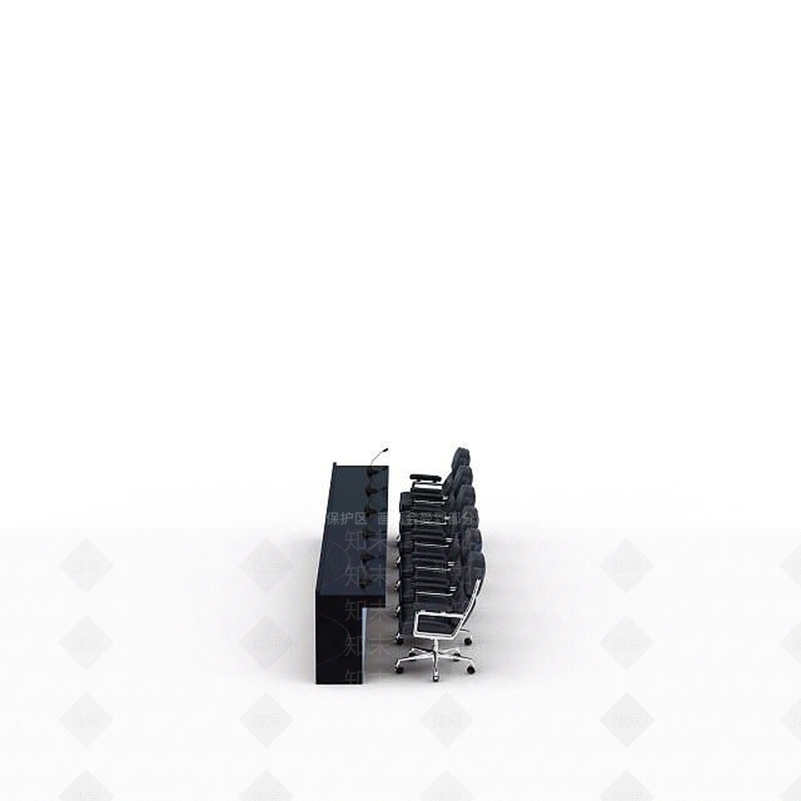 现代书桌椅3D模型下载【ID:1195279972】