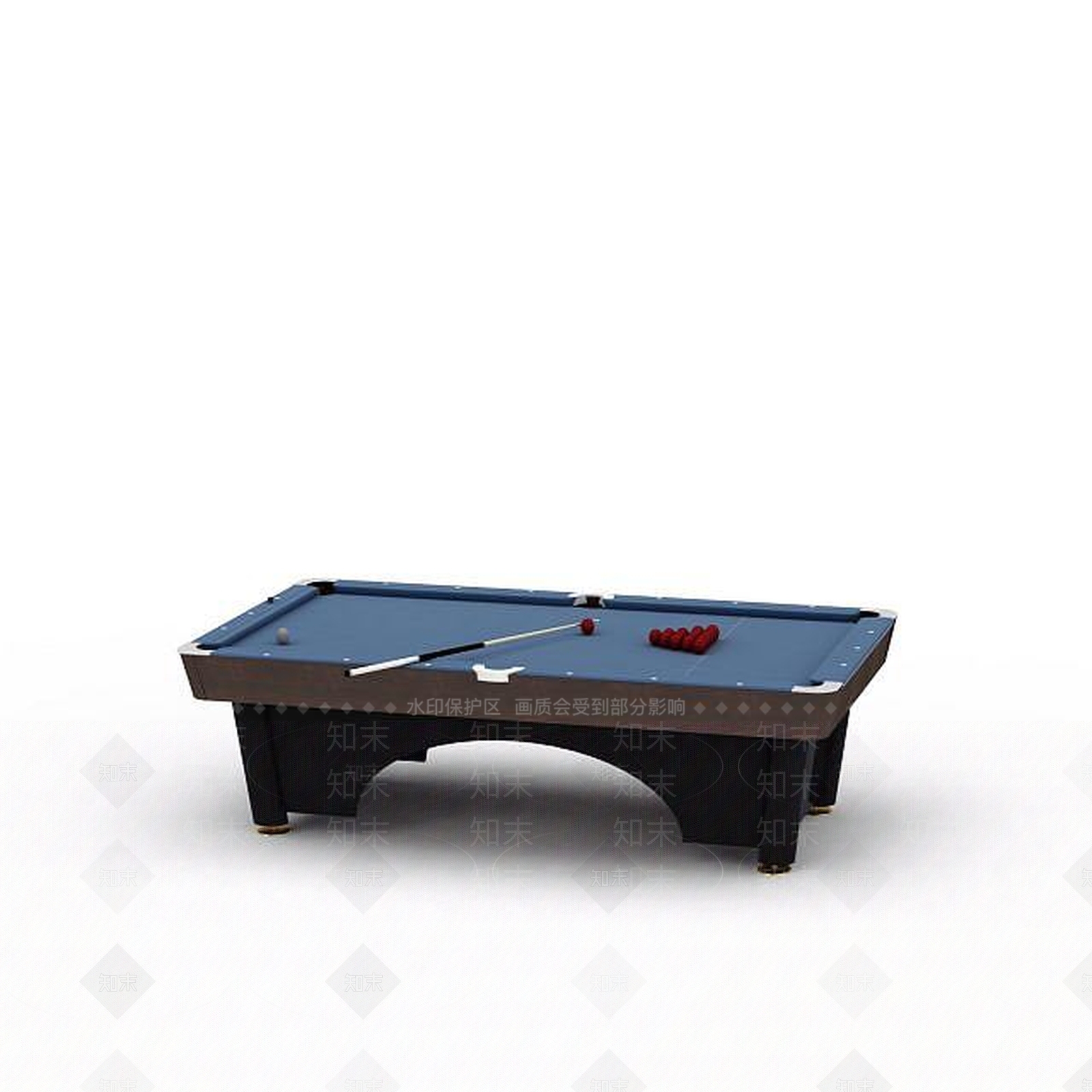 现代书桌椅3D模型下载【ID:1195280037】