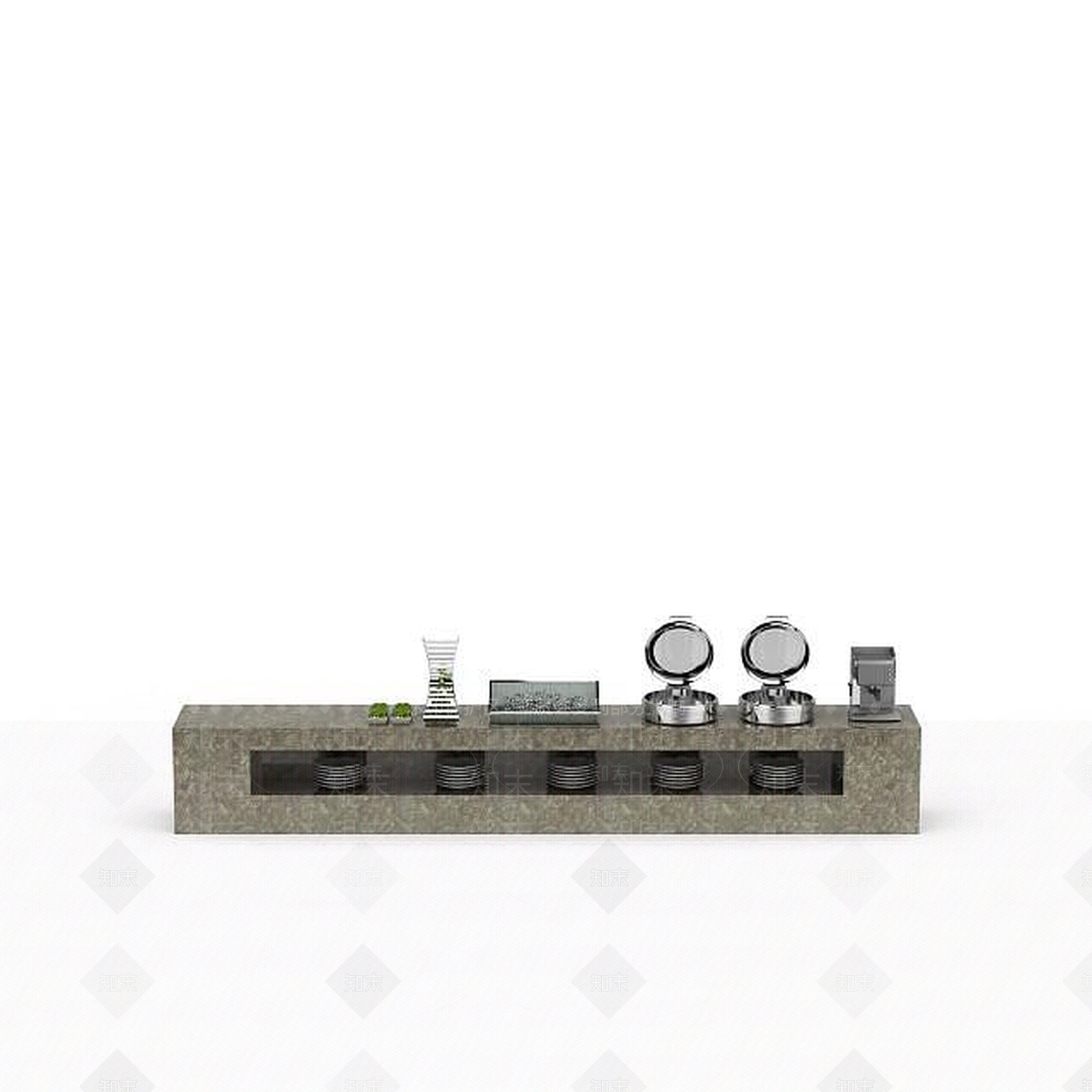 现代书桌椅3D模型下载【ID:1195280134】