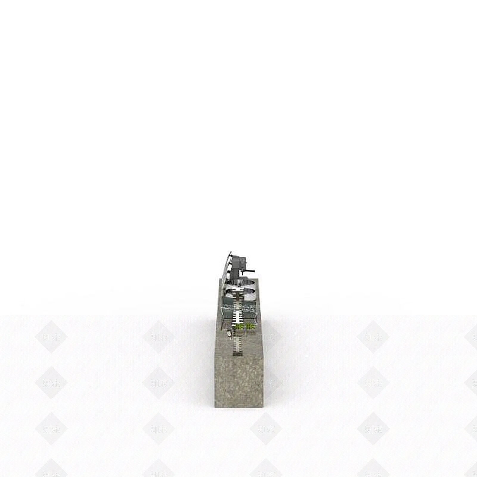 现代书桌椅3D模型下载【ID:1195280134】