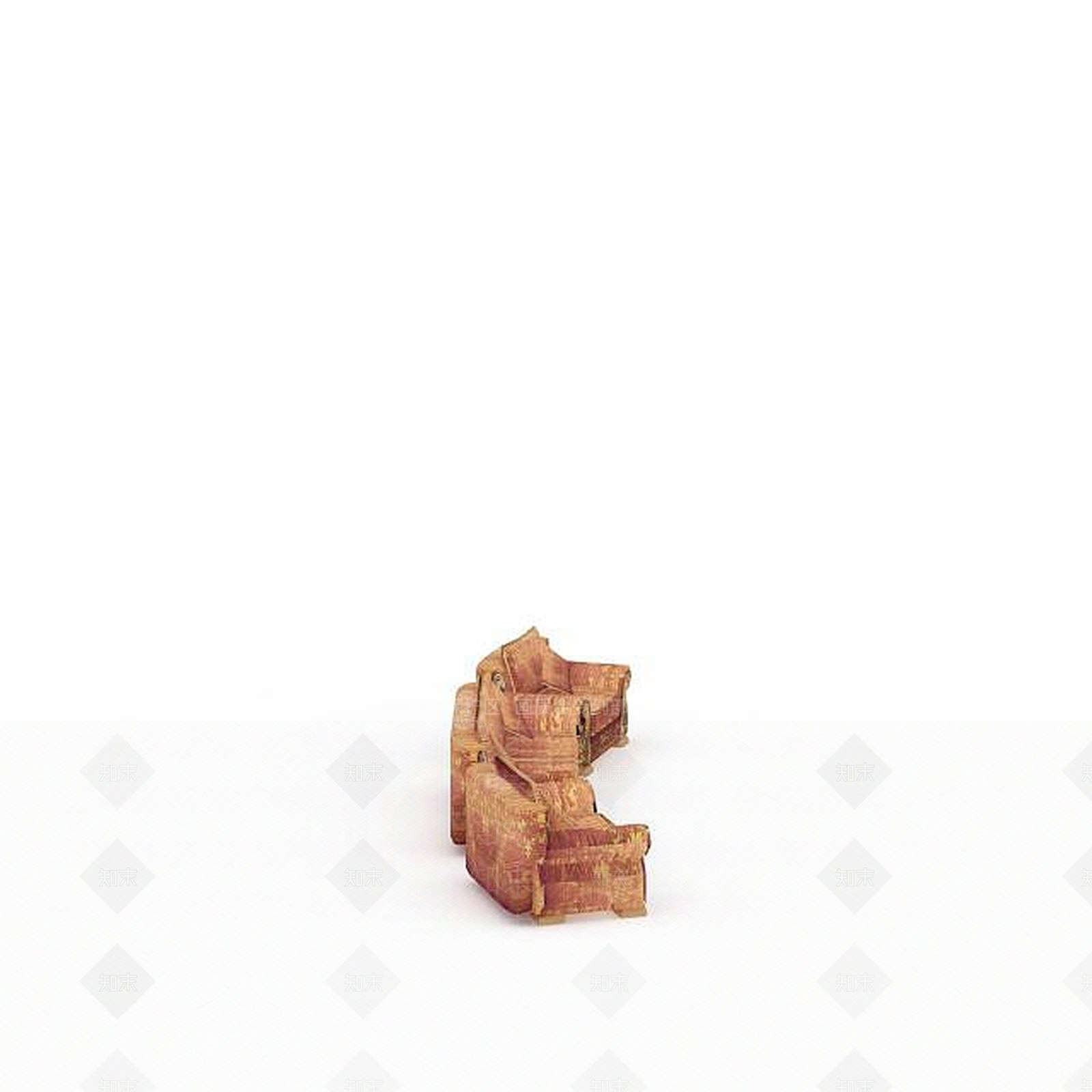现代双人沙发3D模型下载【ID:1195280433】