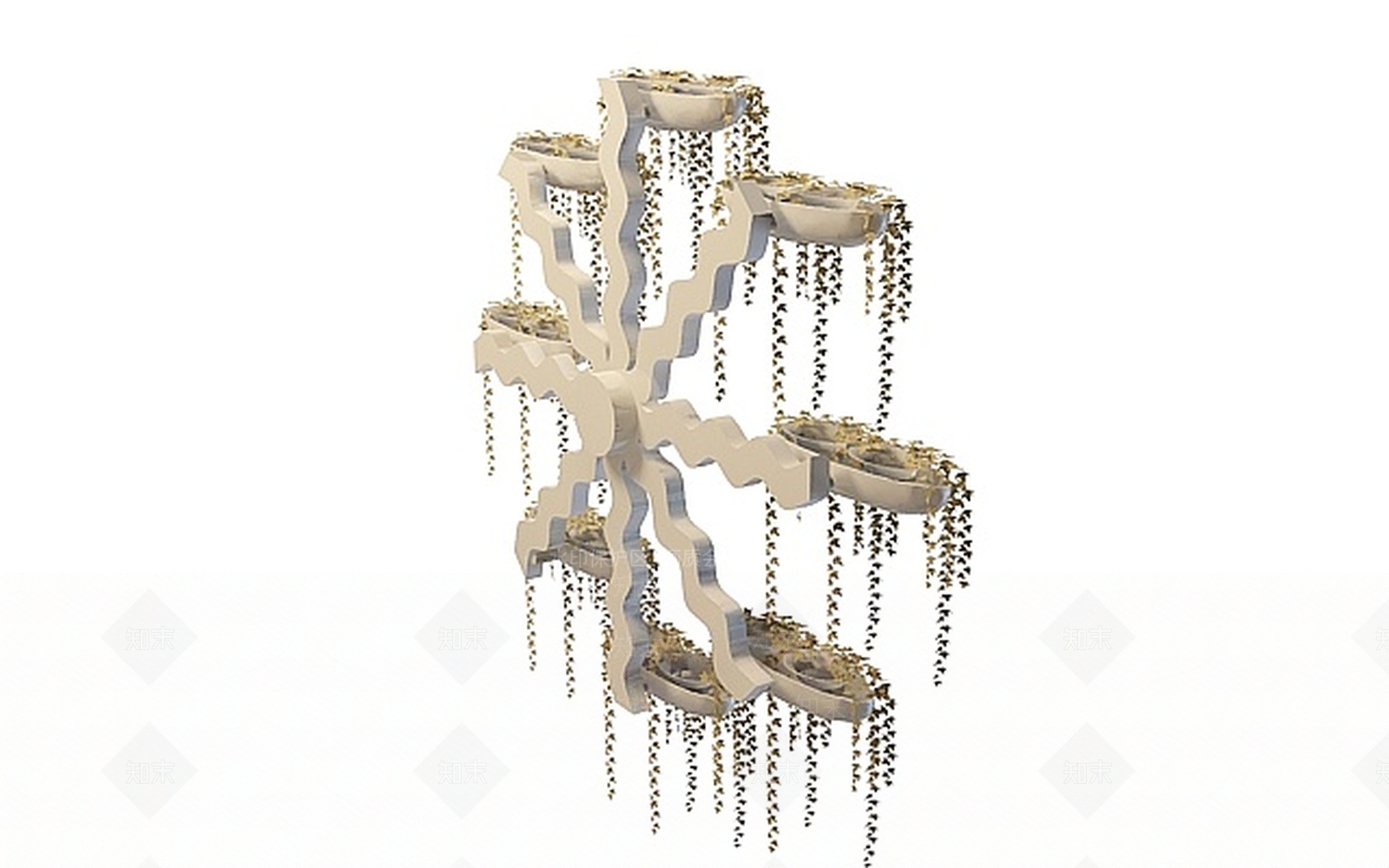 现代其他景观小品3D模型下载【ID:1195280825】