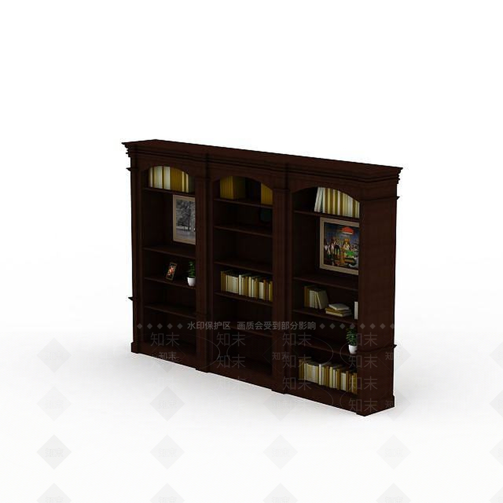 现代书桌椅3D模型下载【ID:1195282764】