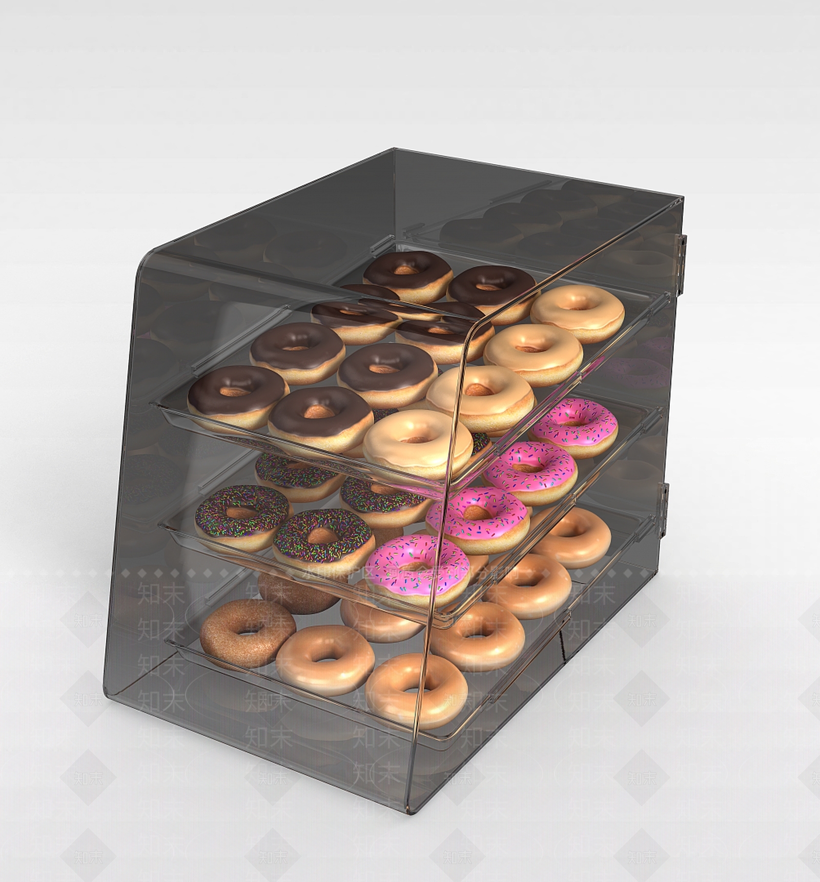 现代妆台妆凳3D模型下载【ID:1195283089】