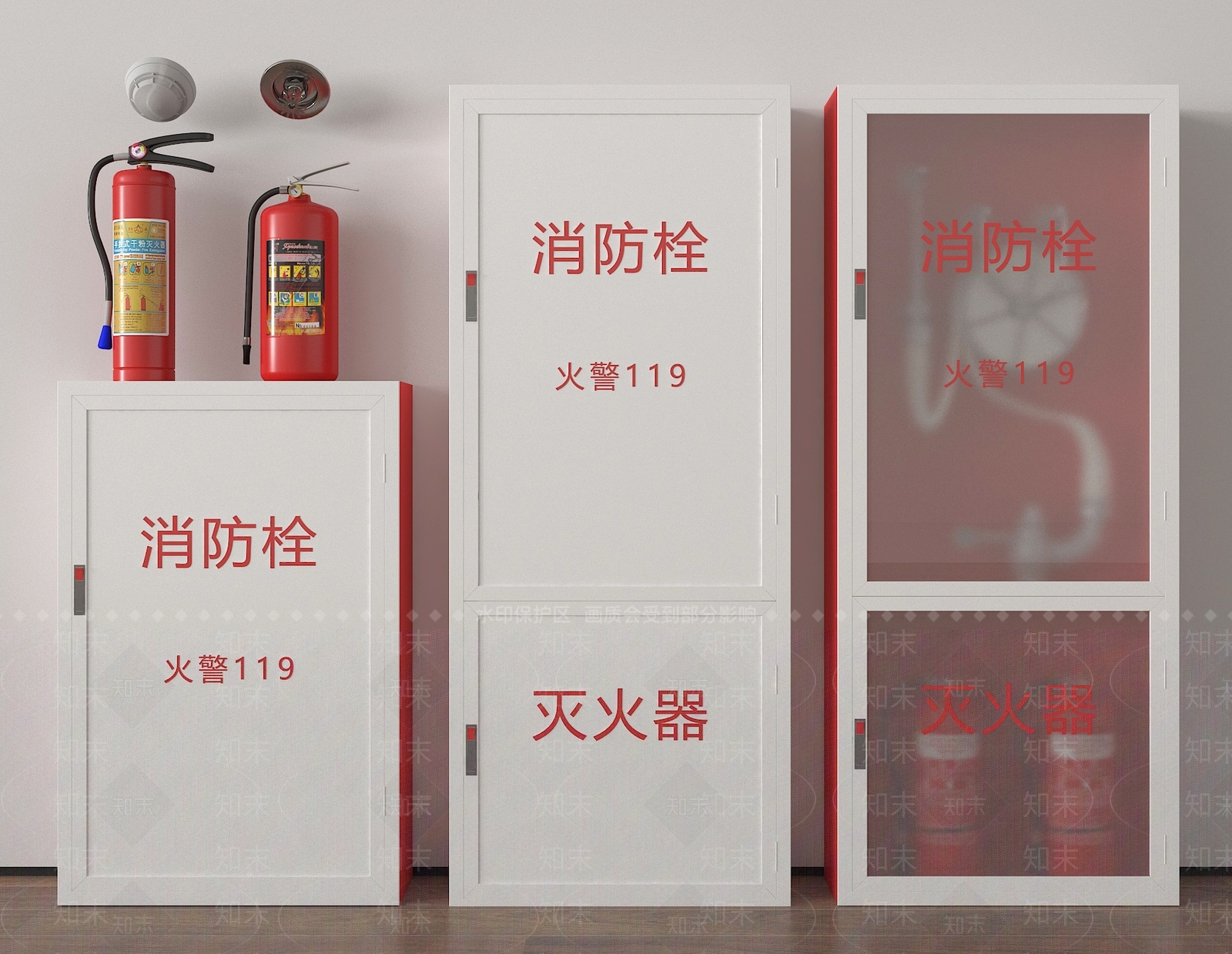 消防栓SU模型下载【ID:1195283323】