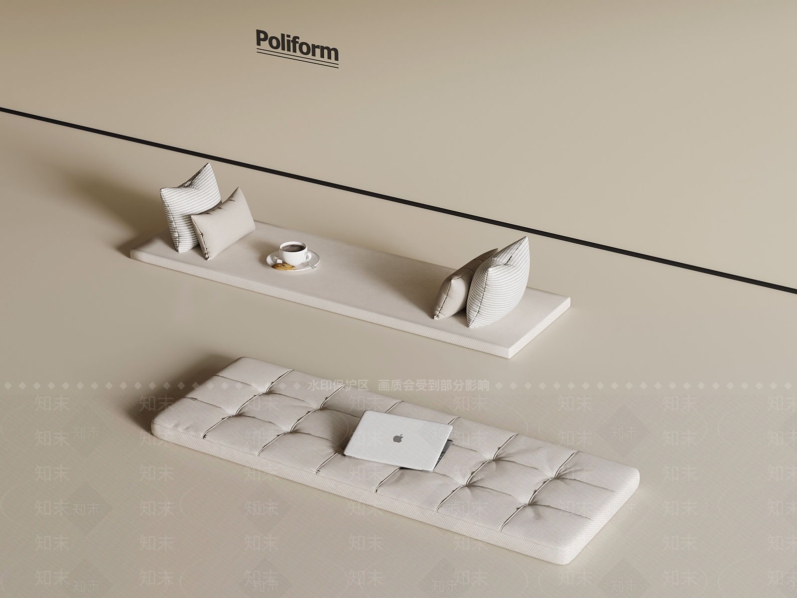 现代坐垫SU模型下载【ID:1195290465】