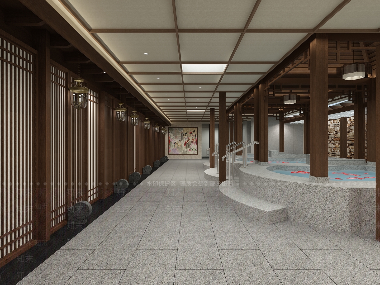 新中式其他娱乐空间3D模型下载【ID:1195294416】