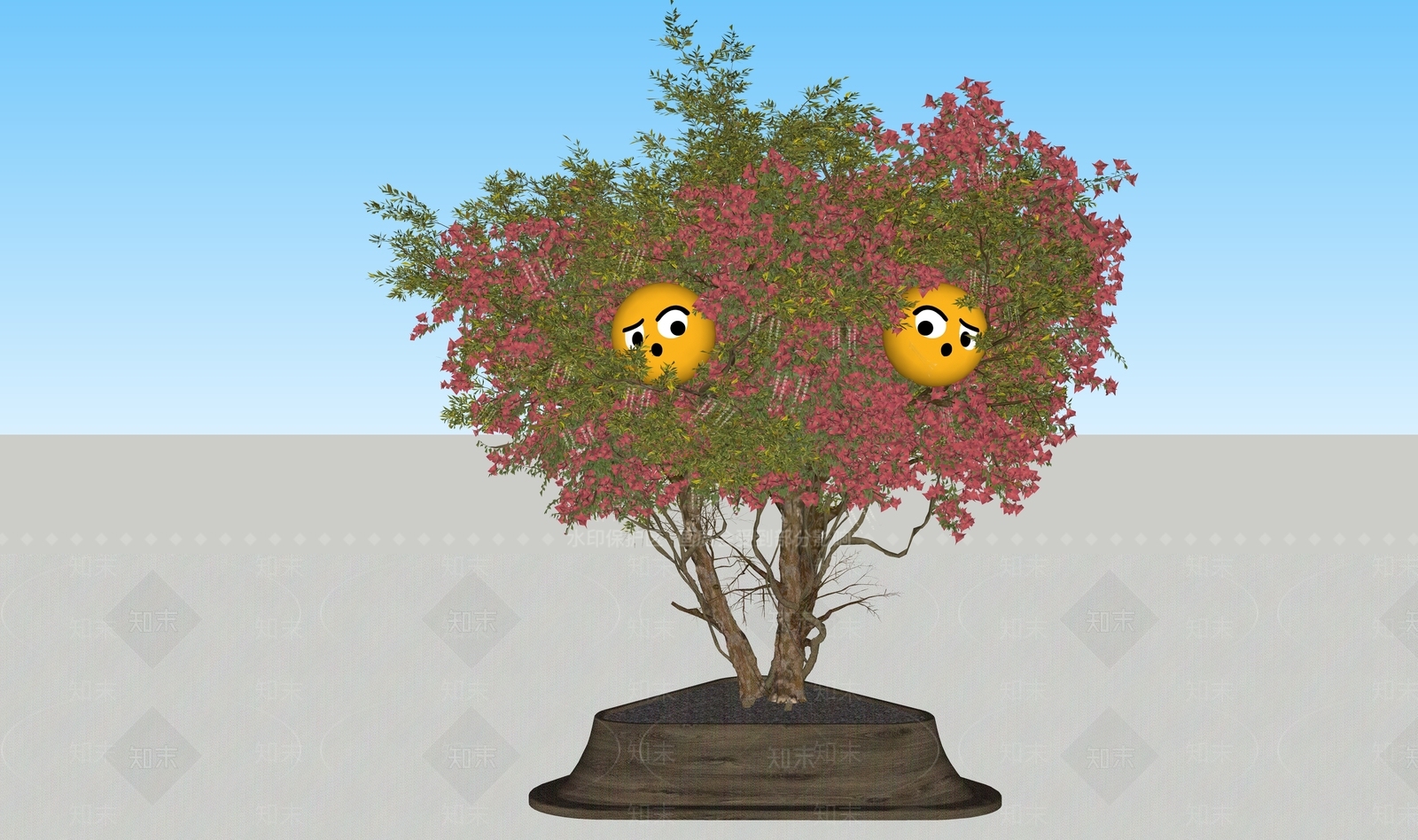 现代景观灯SU模型下载【ID:1195294602】