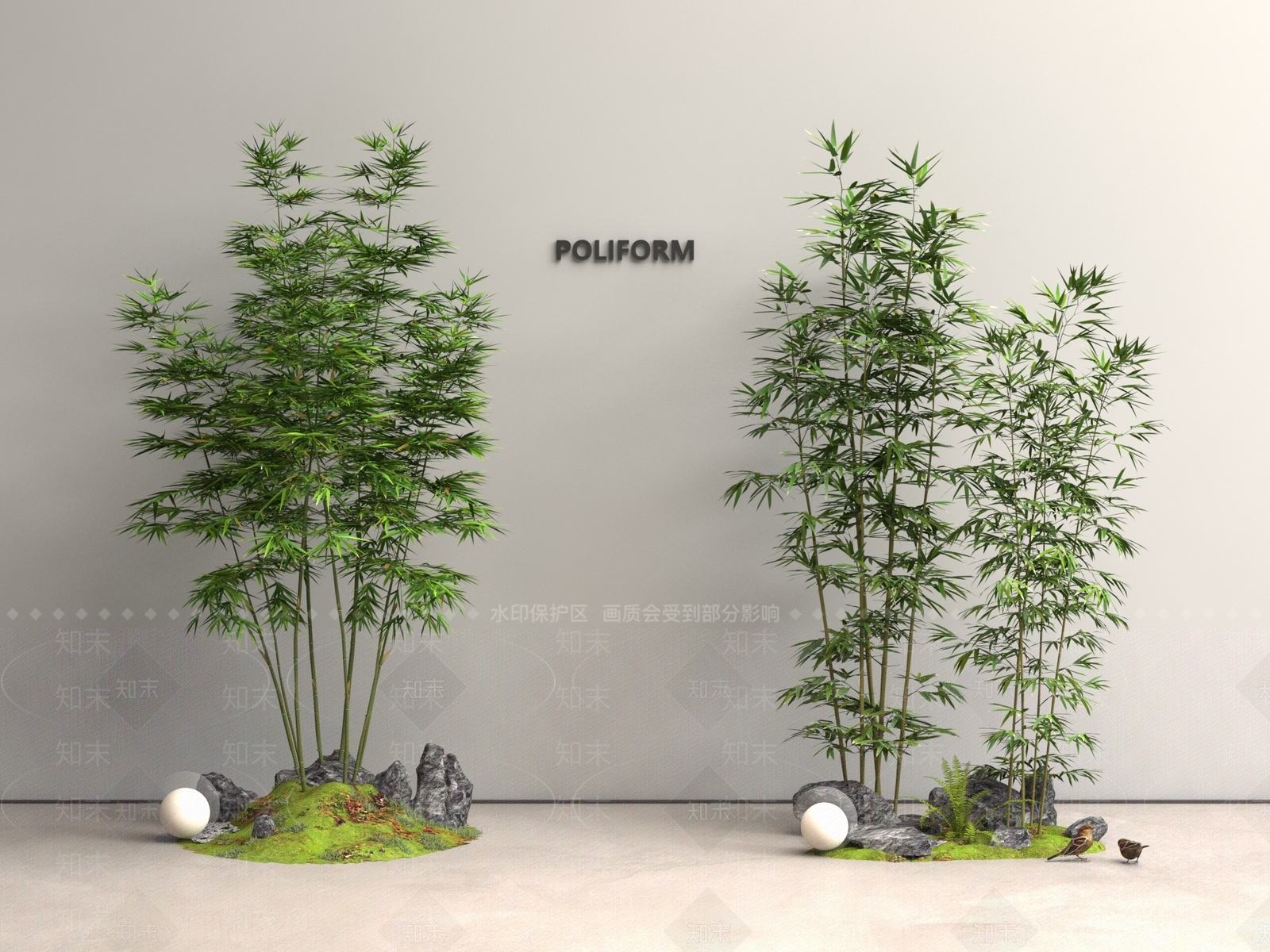 竹子SU模型下载【ID:1195300321】