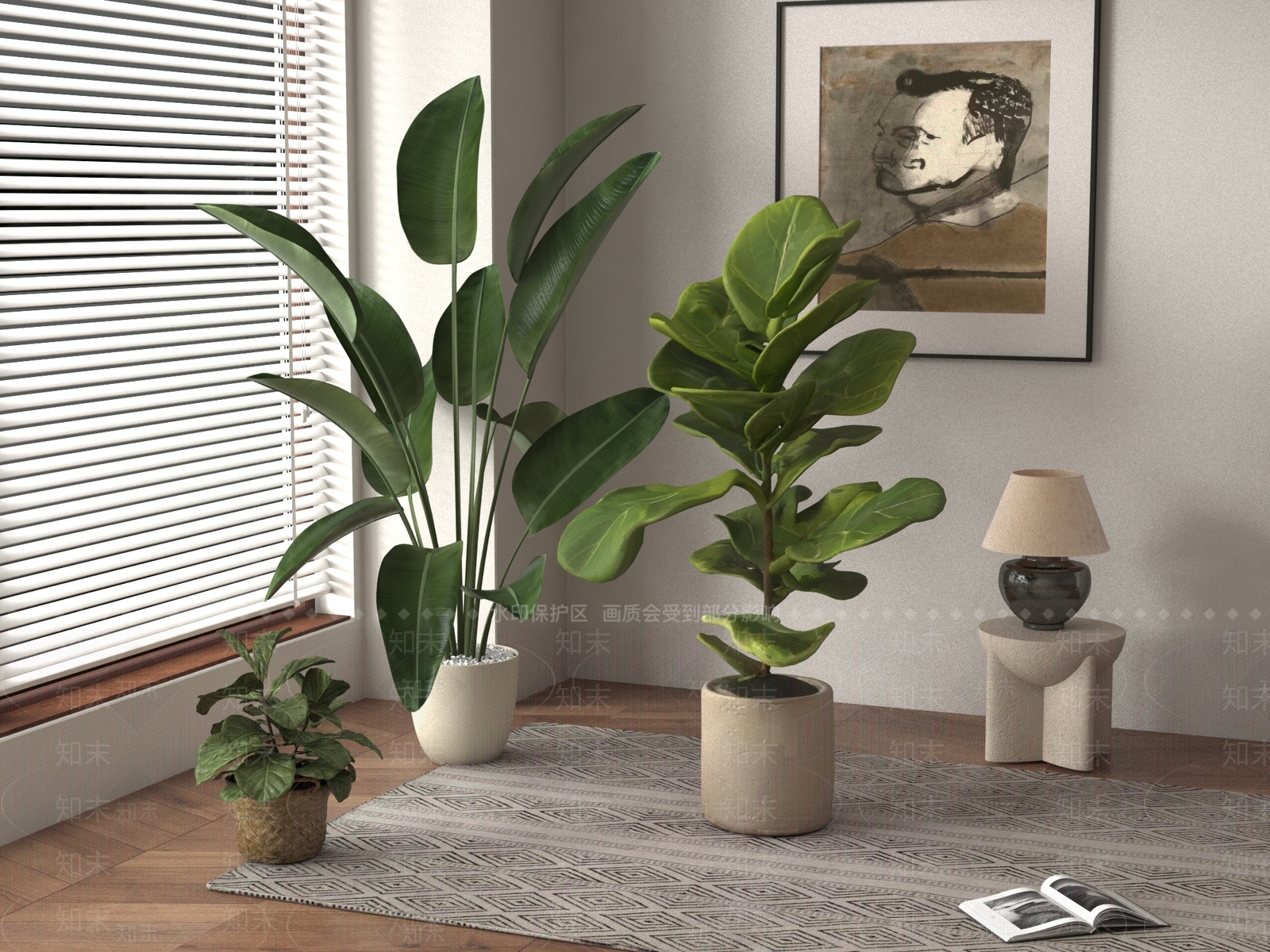 盆栽SU模型下载【ID:1195301252】
