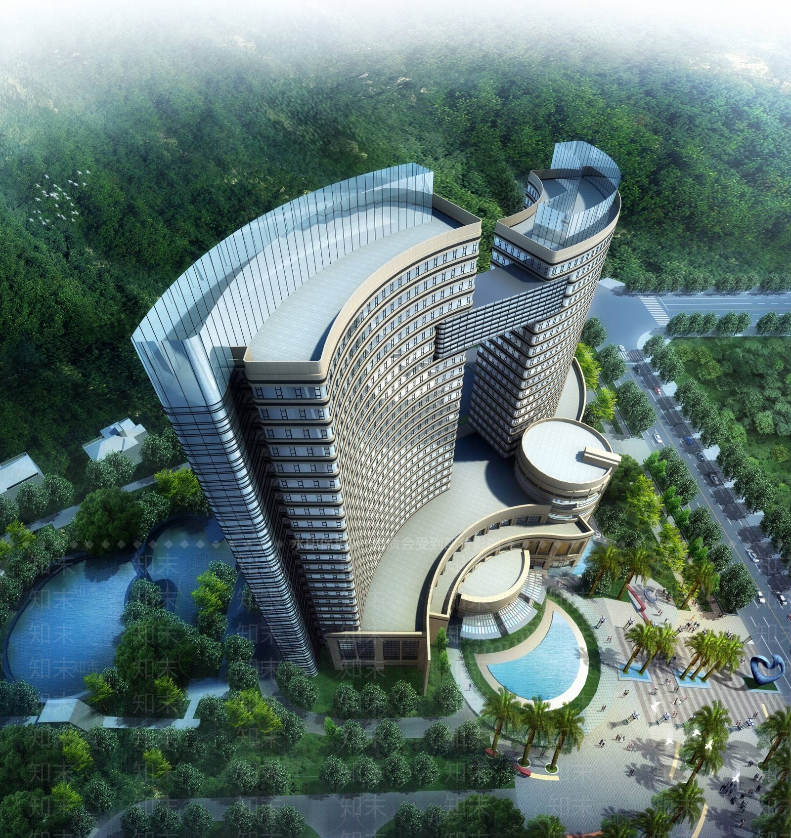 现代其他办公空间3D模型下载【ID:1195393054】