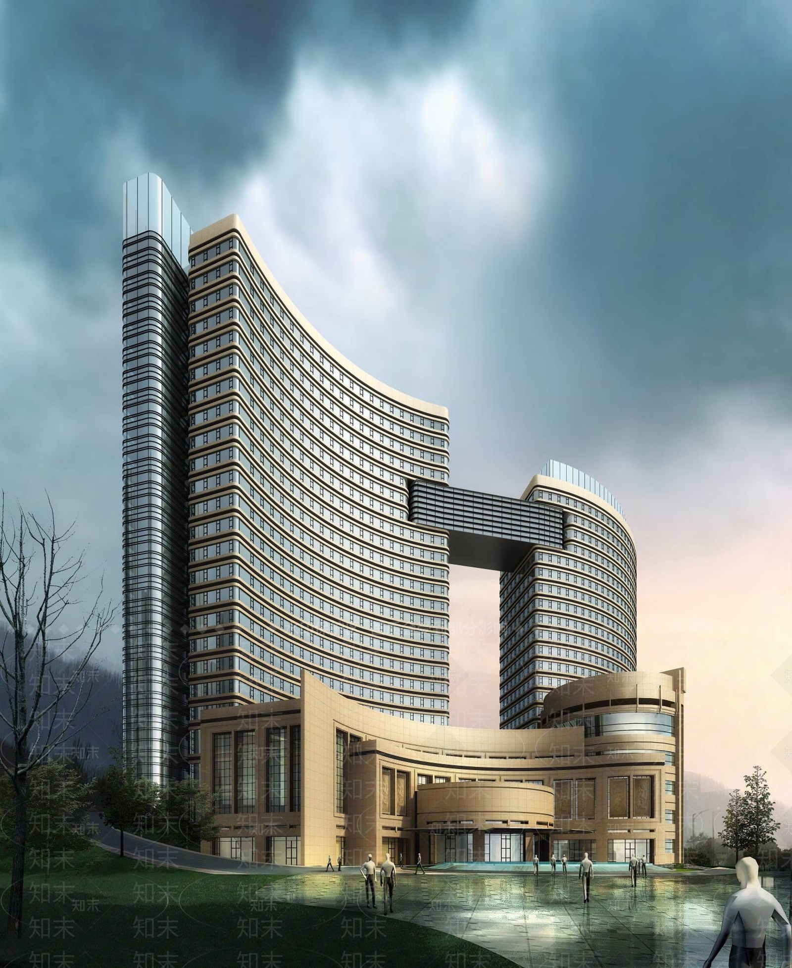 现代其他办公空间3D模型下载【ID:1195393054】