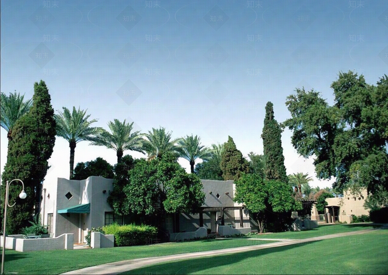 法式欧式小区外景贴图下载【ID:1195393393】