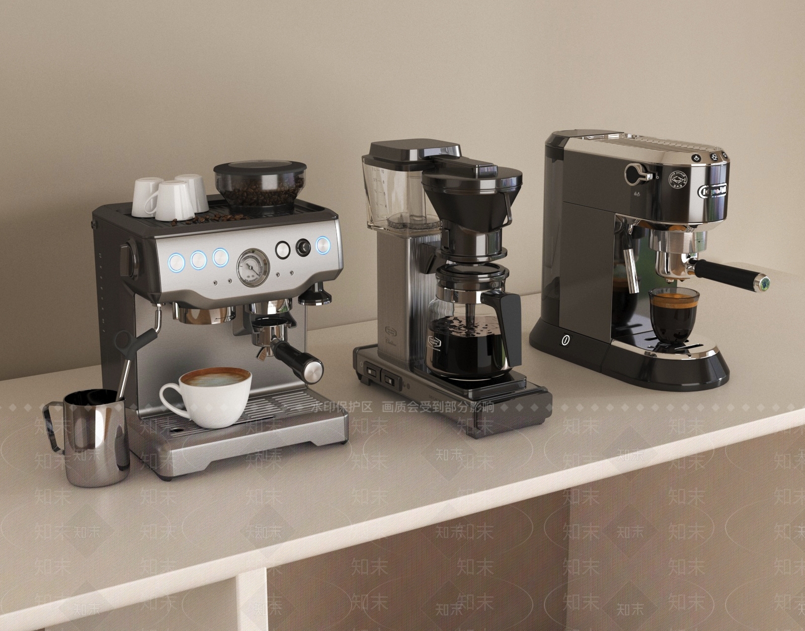 咖啡机SU模型下载【ID:1195394424】