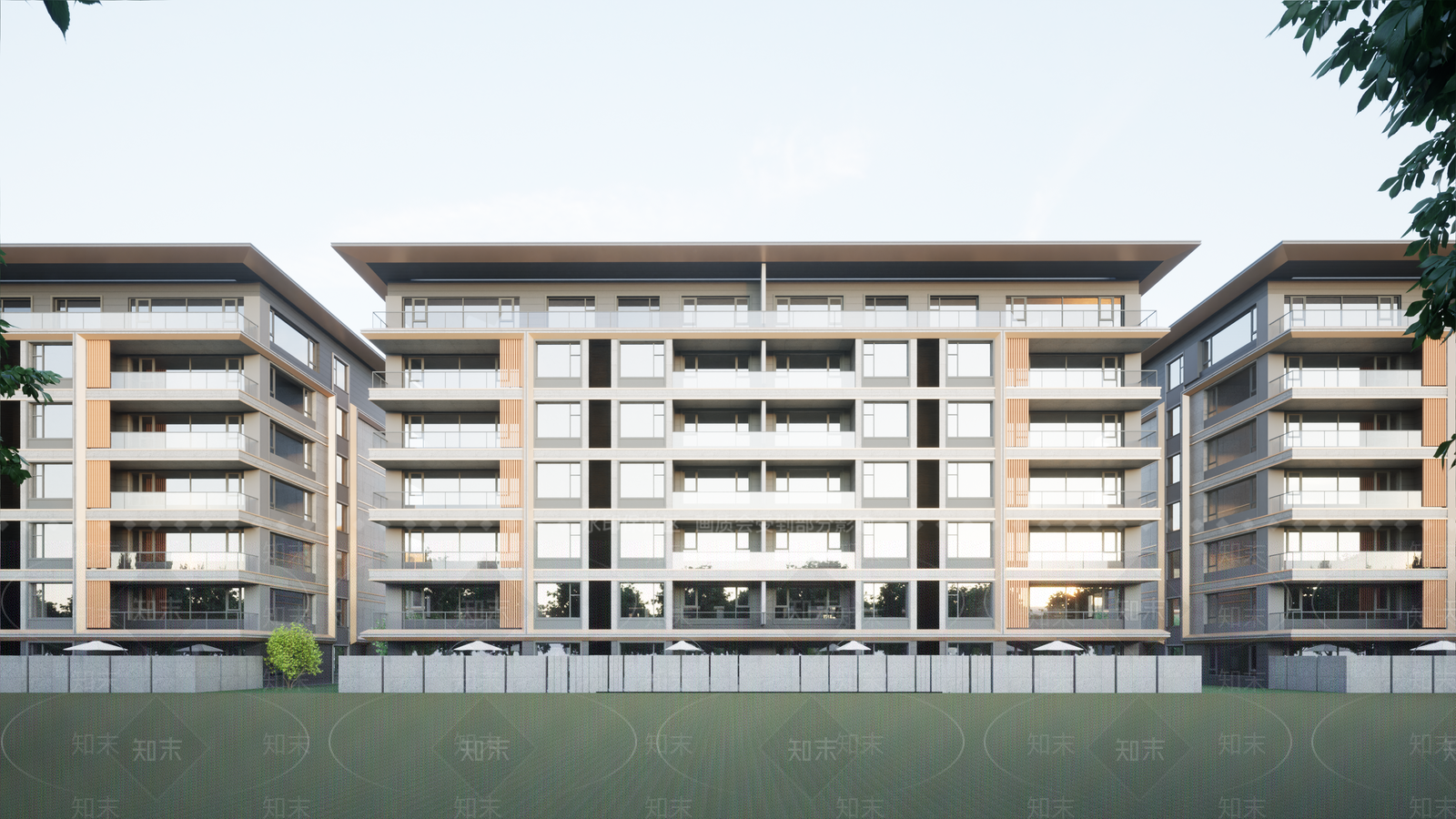 现代多层住宅SU模型下载【ID:1195820702】