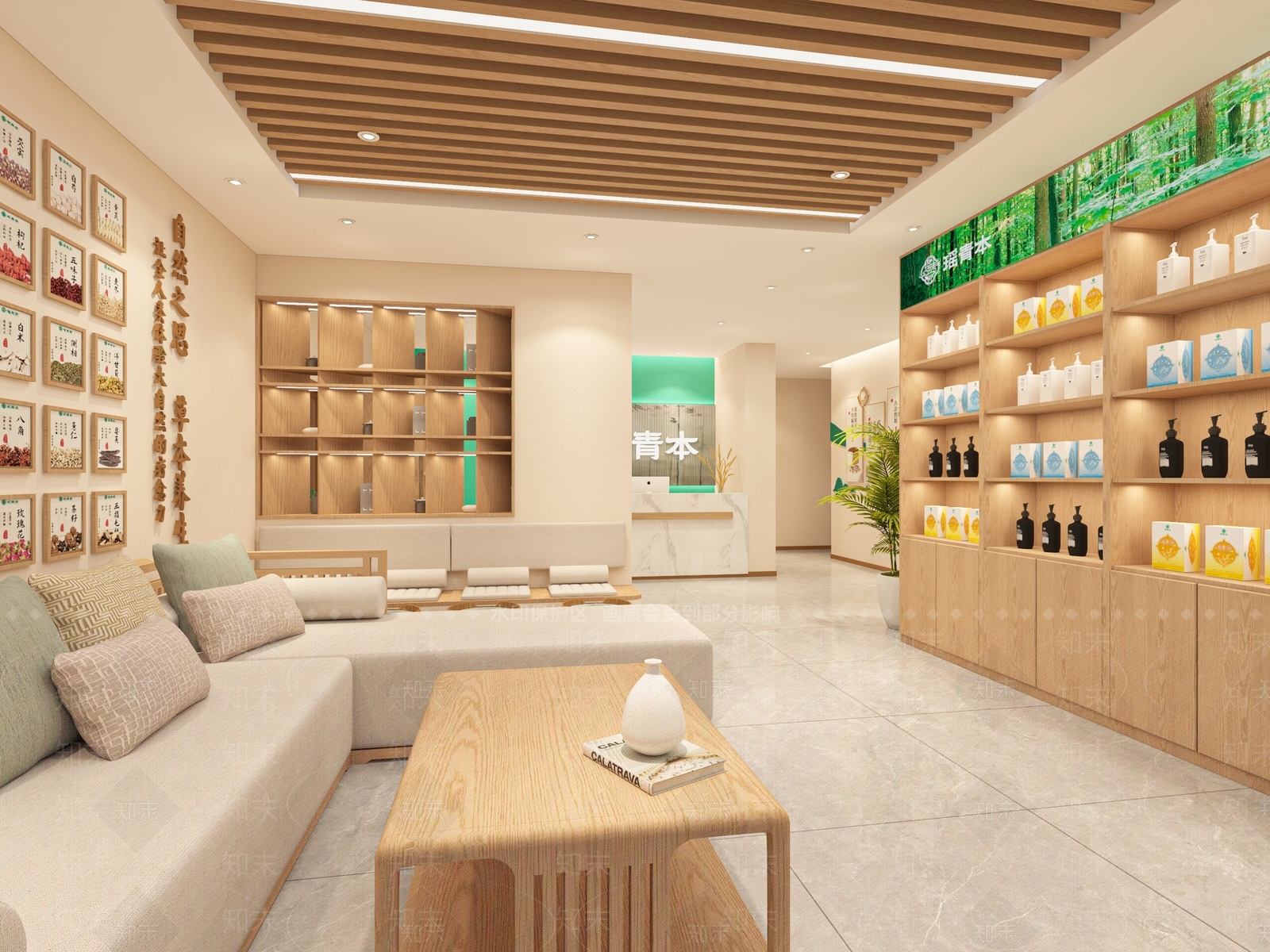 新中式其他商业空间3D模型下载【ID:1195403340】