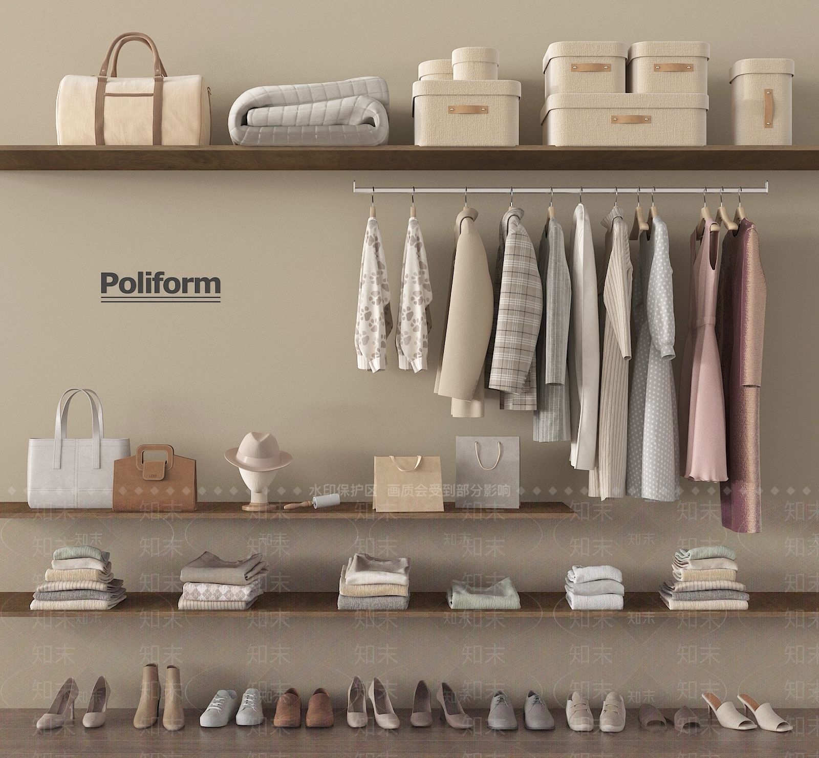 衣服3D模型下载【ID:1195410804】