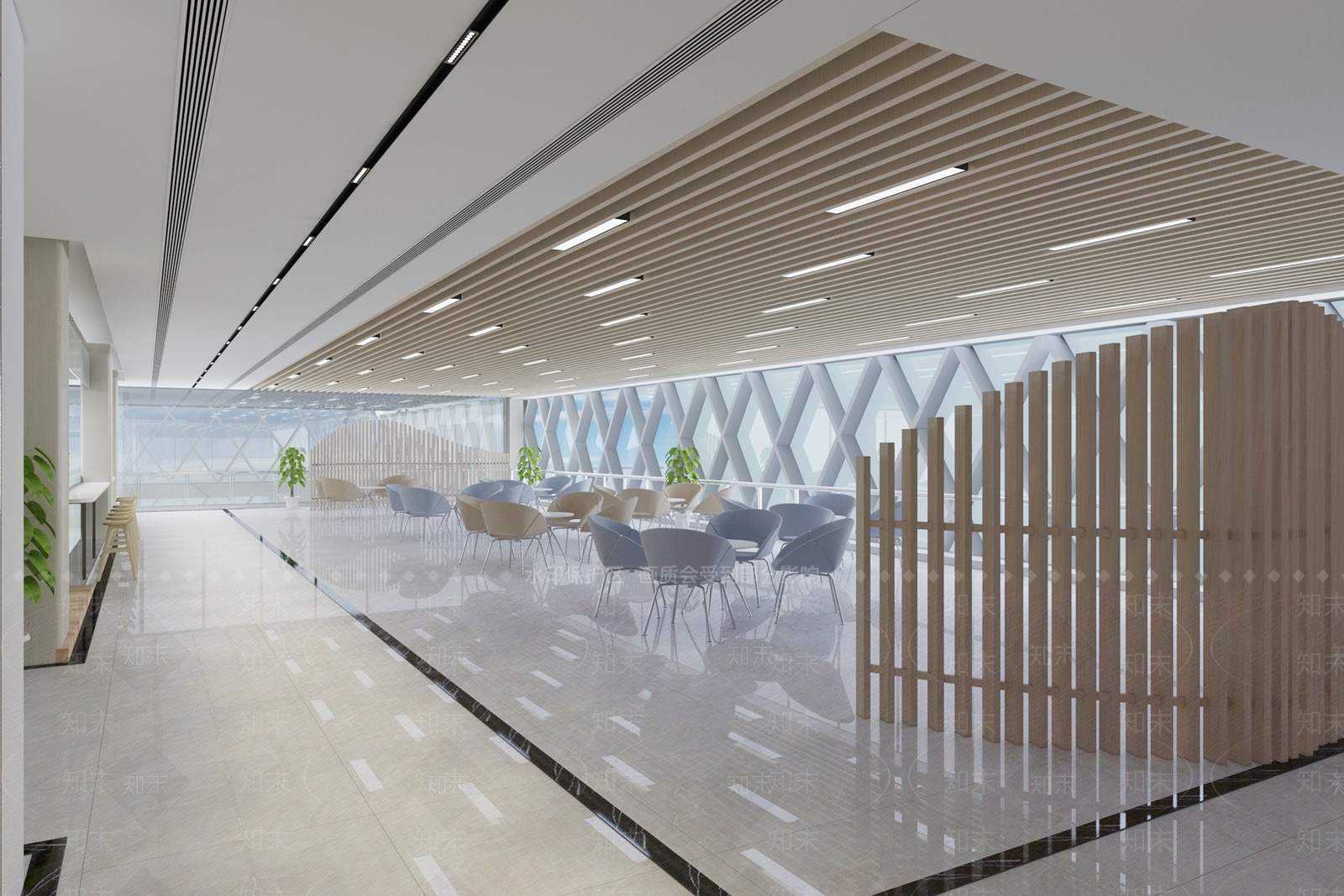 现代其他办公空间3D模型下载【ID:1195411299】