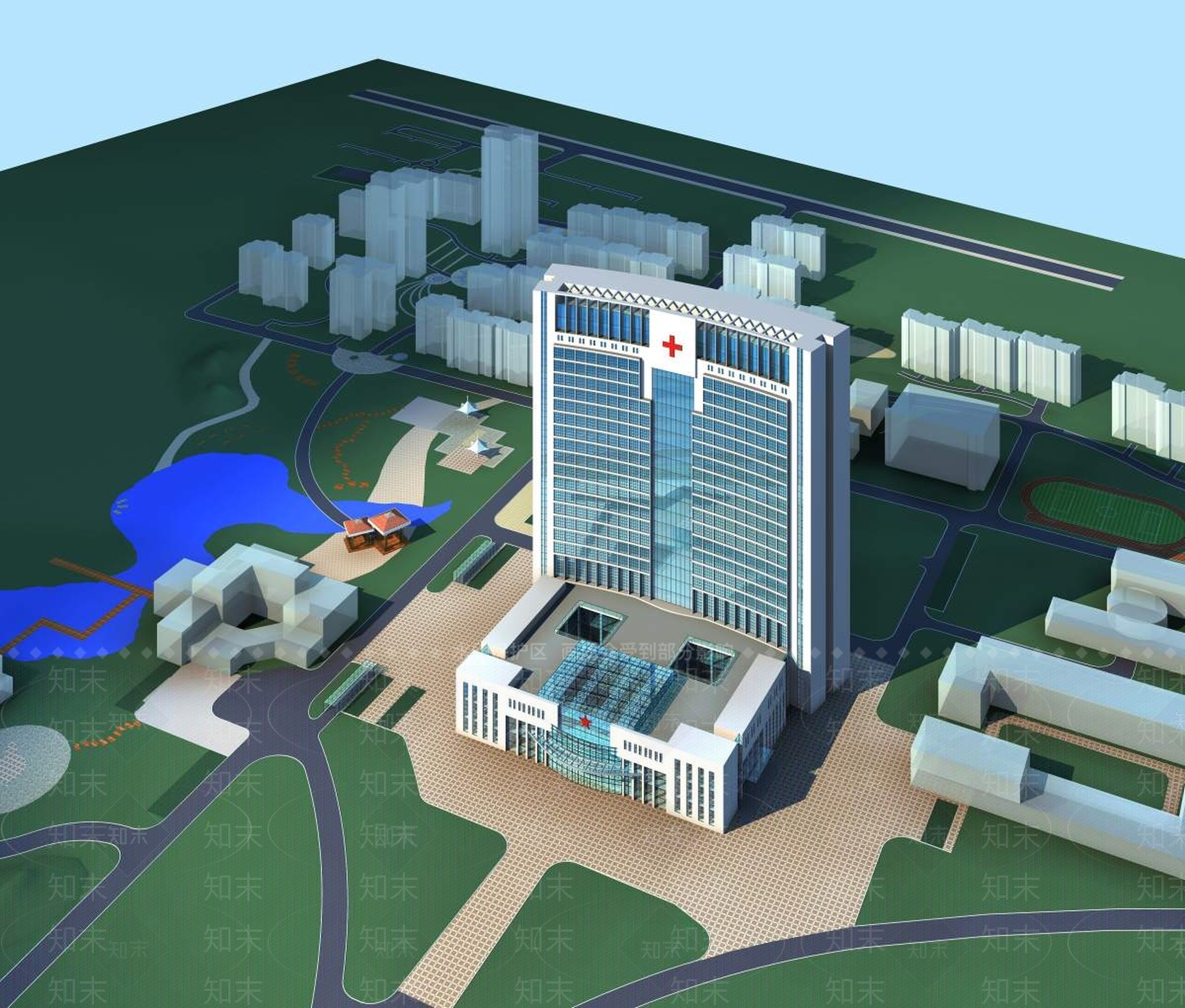 现代其他公共建筑3D模型下载【ID:1195411747】