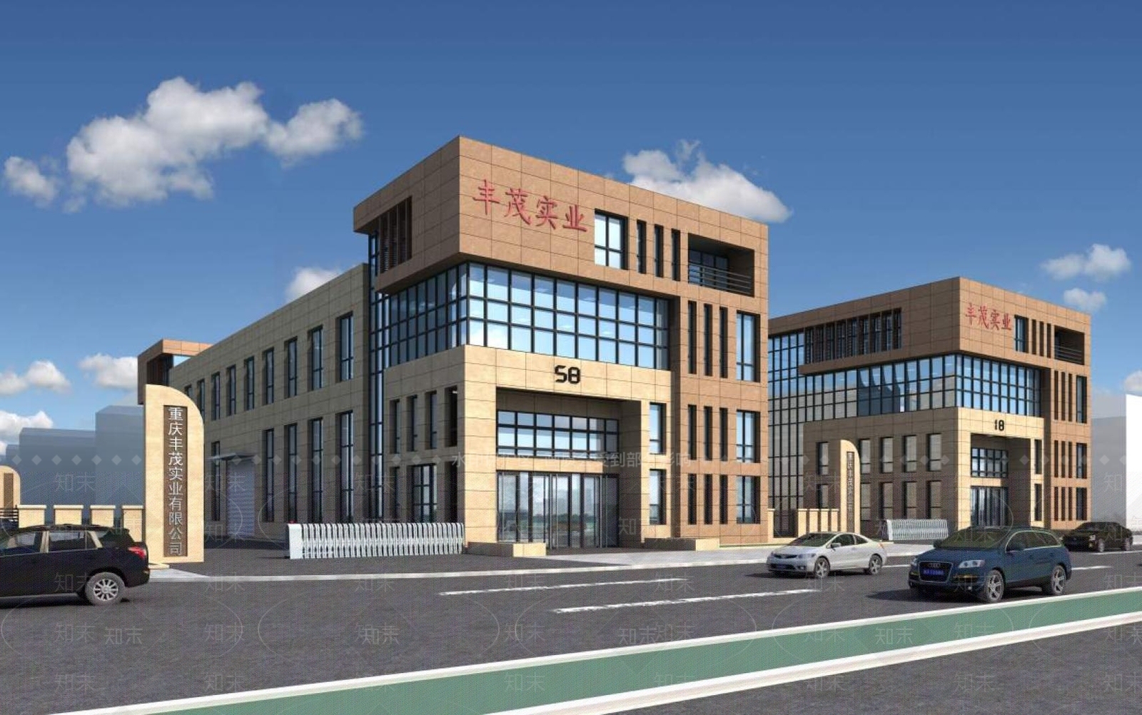 现代厂房3D模型下载【ID:1195411876】
