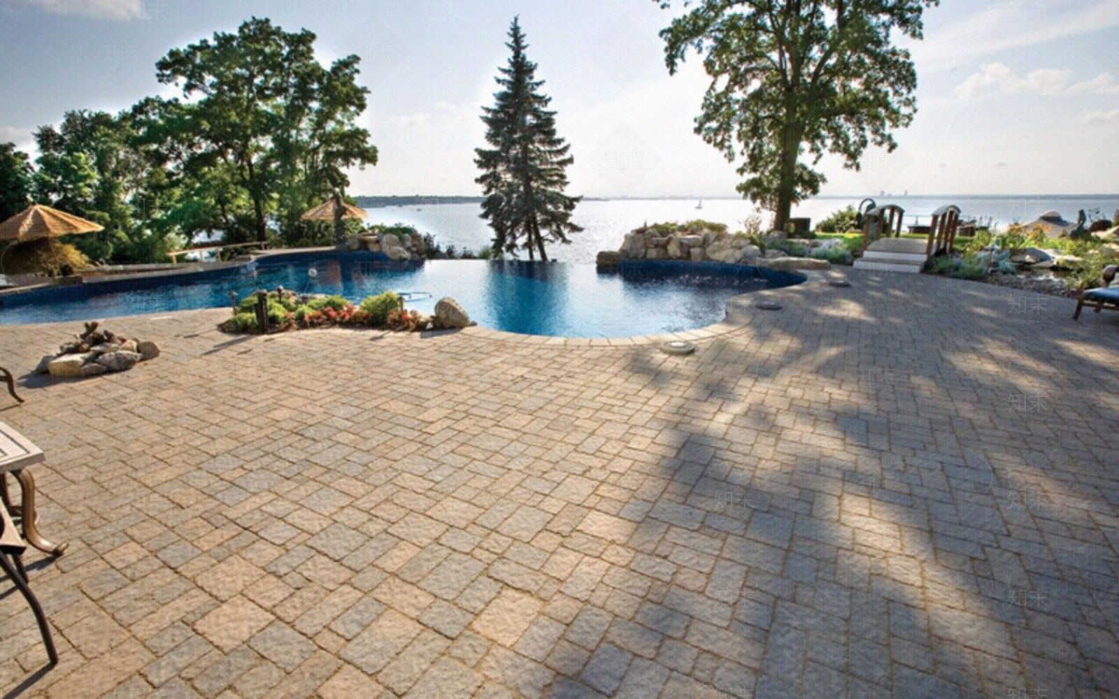 现代欧式小区外景贴图下载【ID:1195414043】