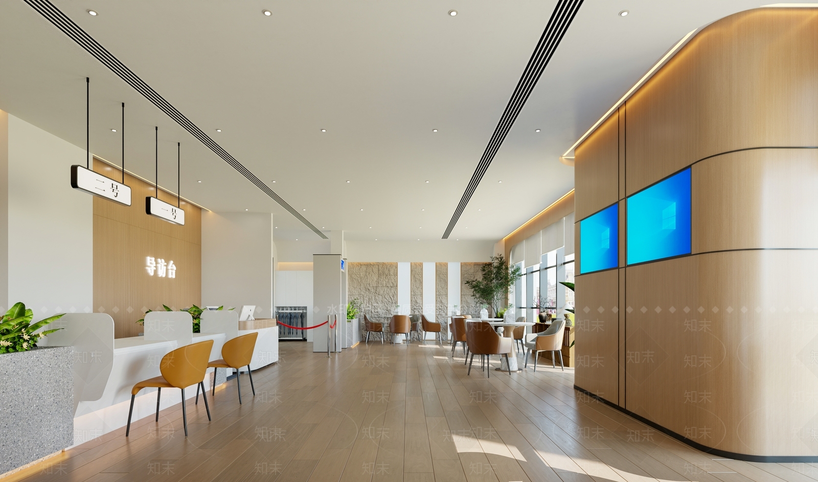 现代接待室3D模型下载【ID:1215140158】